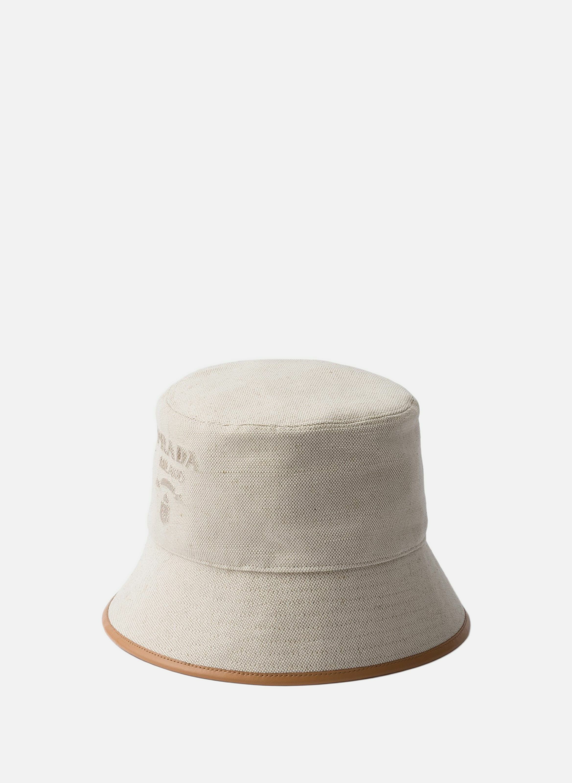 Bob en lin mélangé PRADA Beige