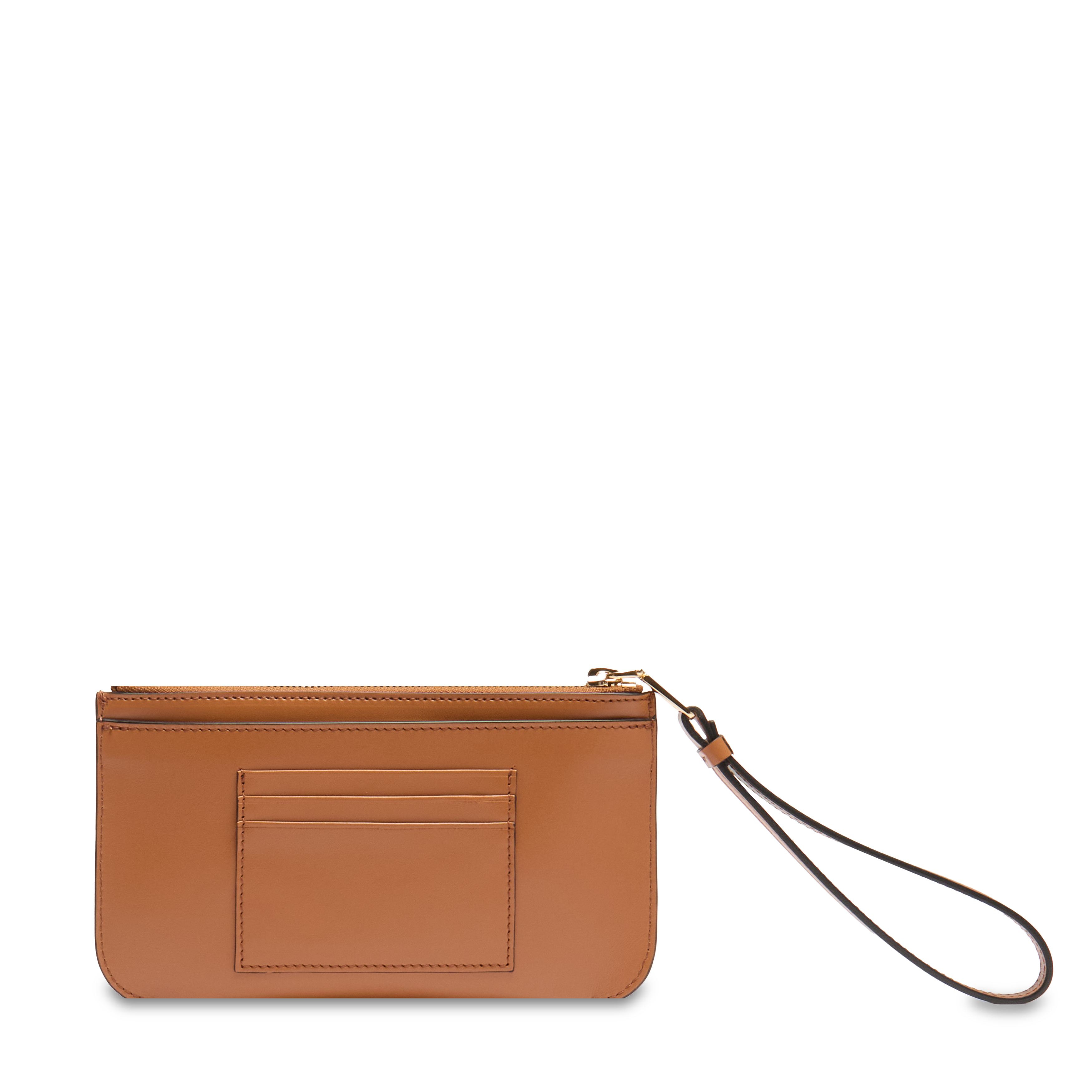 Pochette zippée m origami de lancel en cuir LANCEL Marron