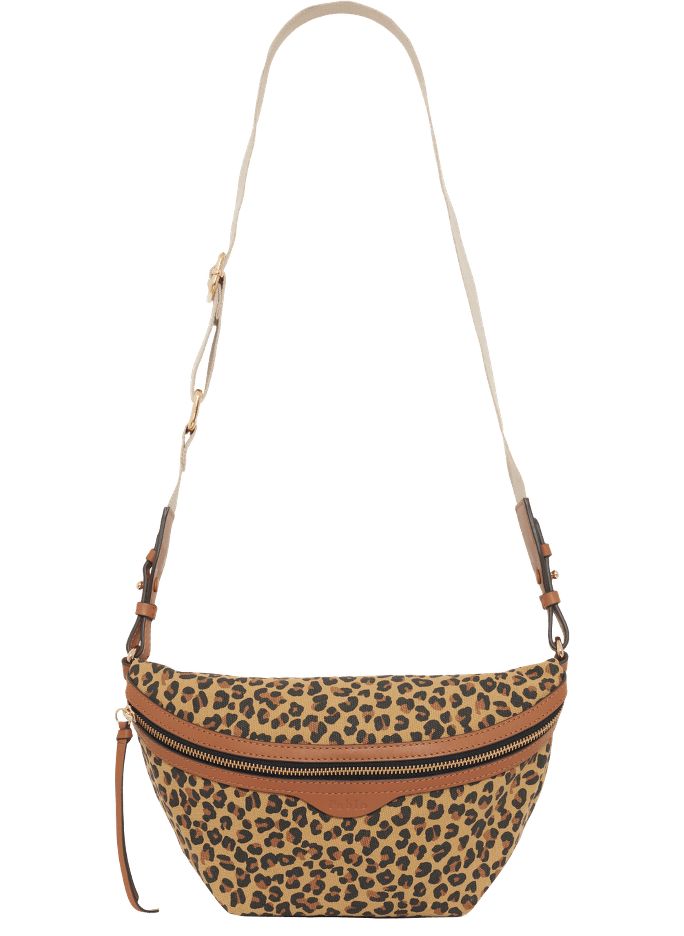 Sac banane en toile léopard - abbie PABLO Multicolore