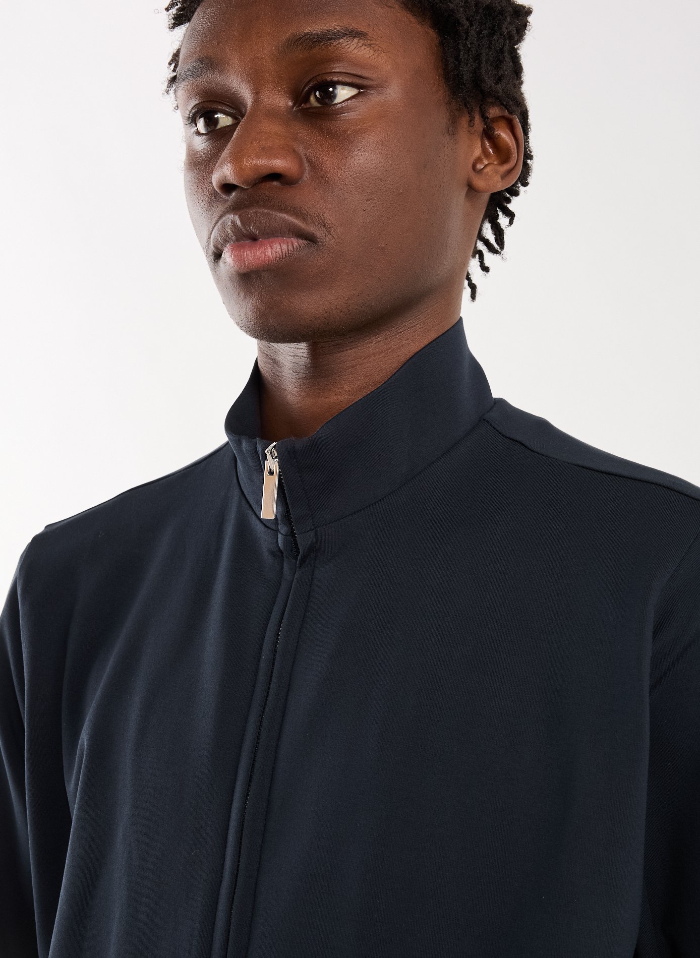 Gilet droit zippé Joseph en coton mélangé STEFAN BRANDT Bleu