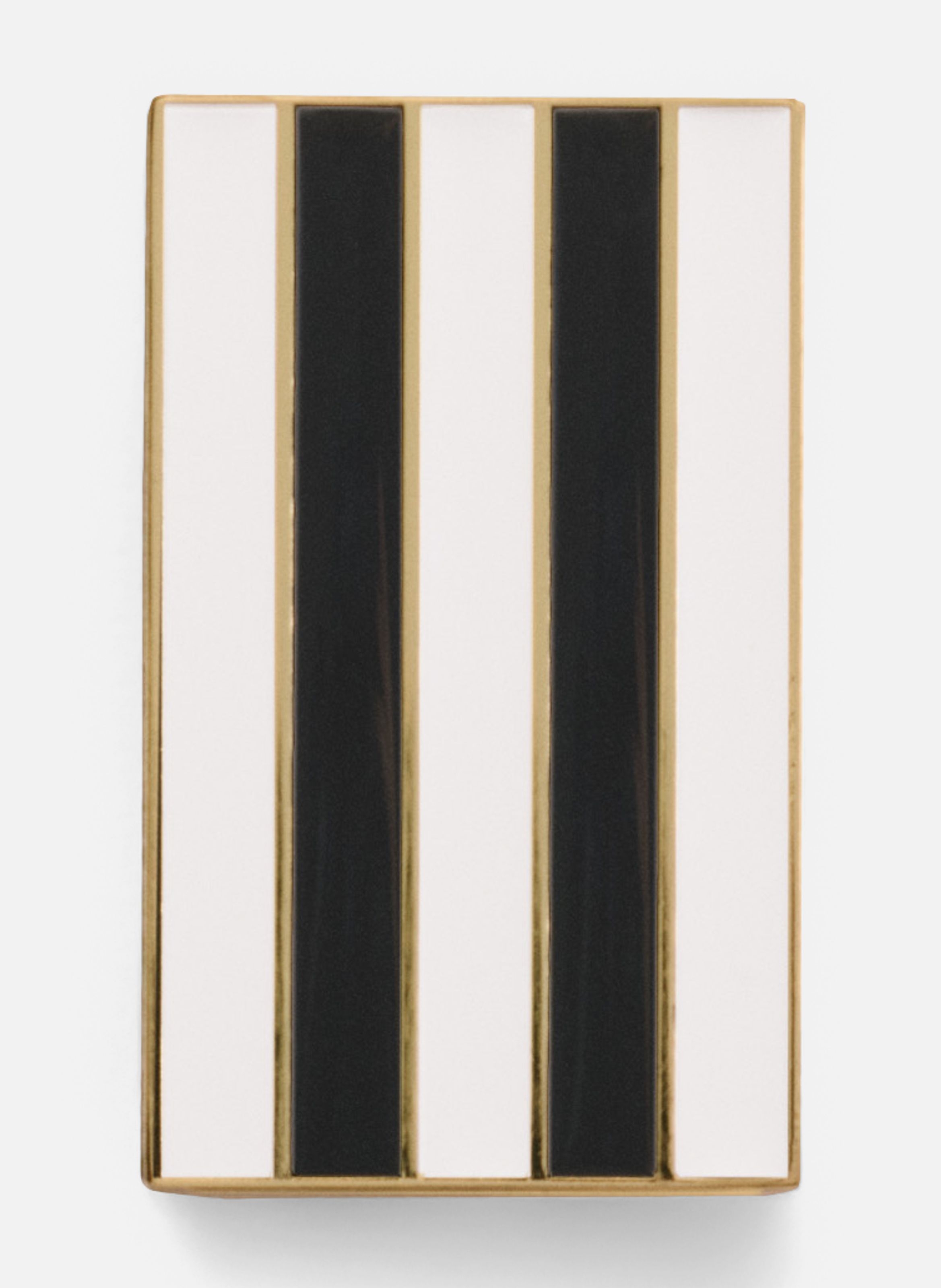 Petite boite ami de coeur à rayures en métal unisexe AMI PARIS Multicolore