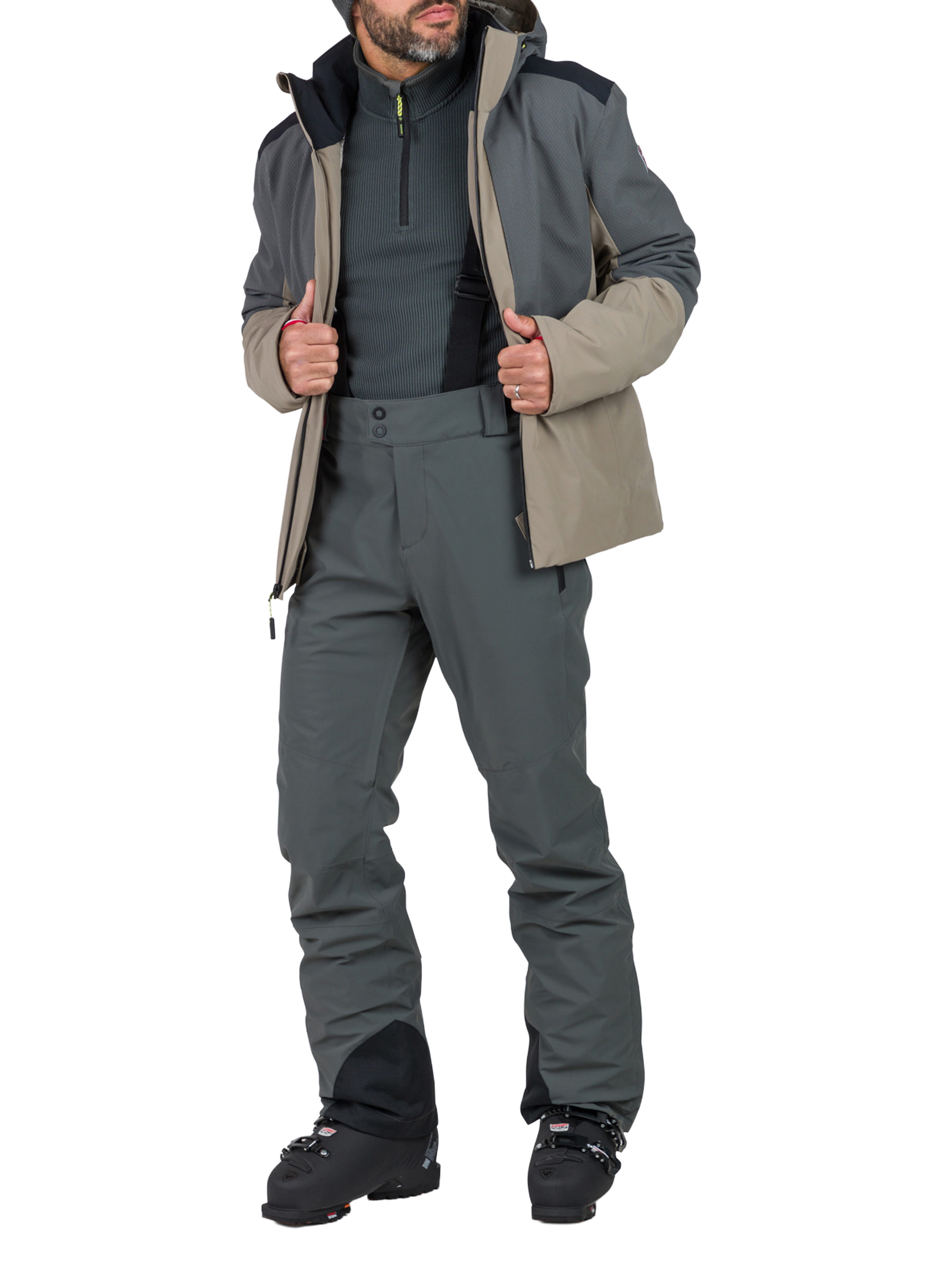 Zip-neck fleece ROSSIGNOL Grey