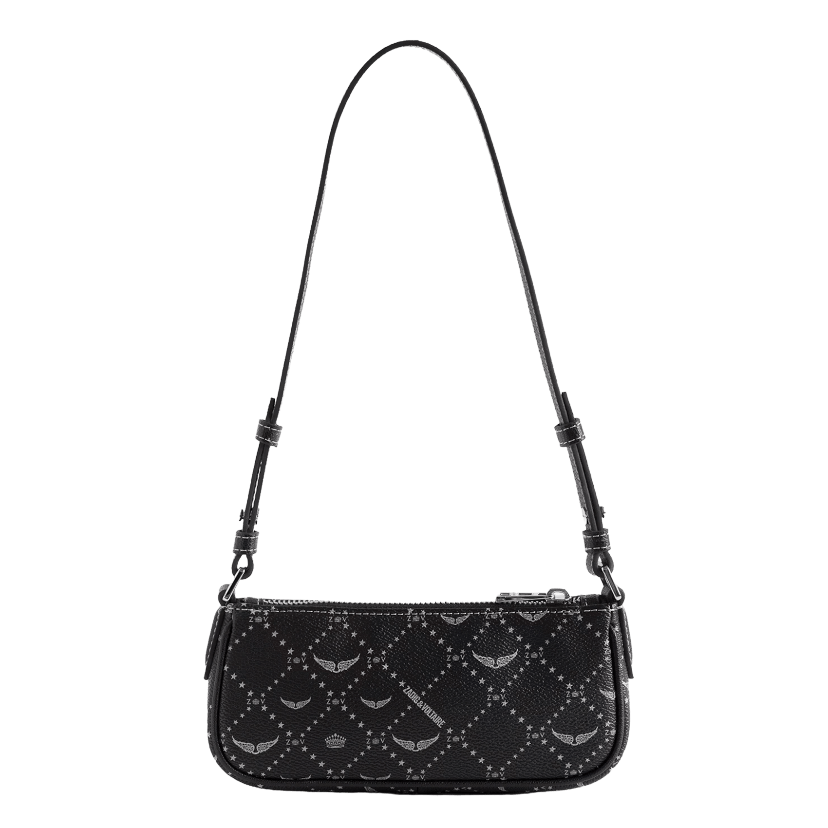 Sac porté épaule imprimé z pocket ZADIG&VOLTAIRE Noir