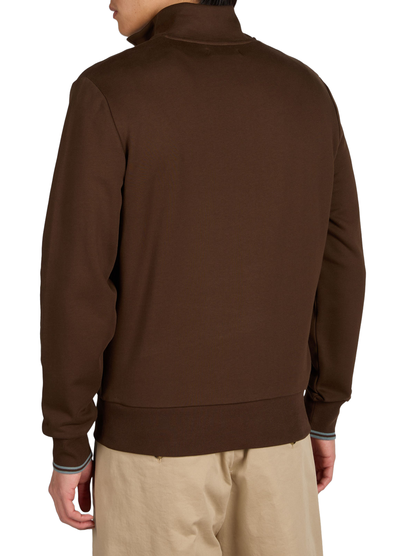 Cotton sweatshirt FRED PERRY Brown
