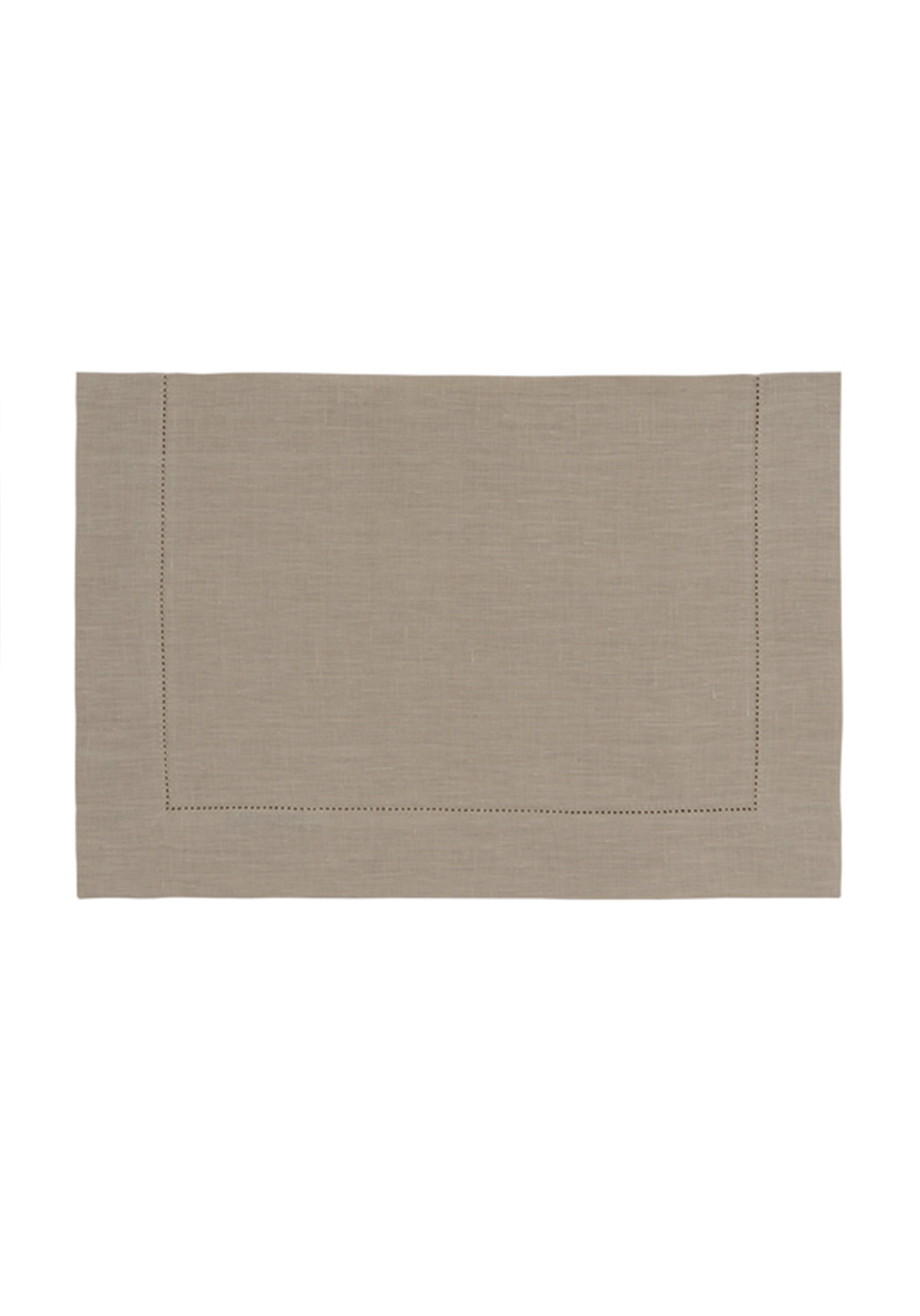 Set de table uni en lin, florence ALEXANDRE TURPAULT Beige