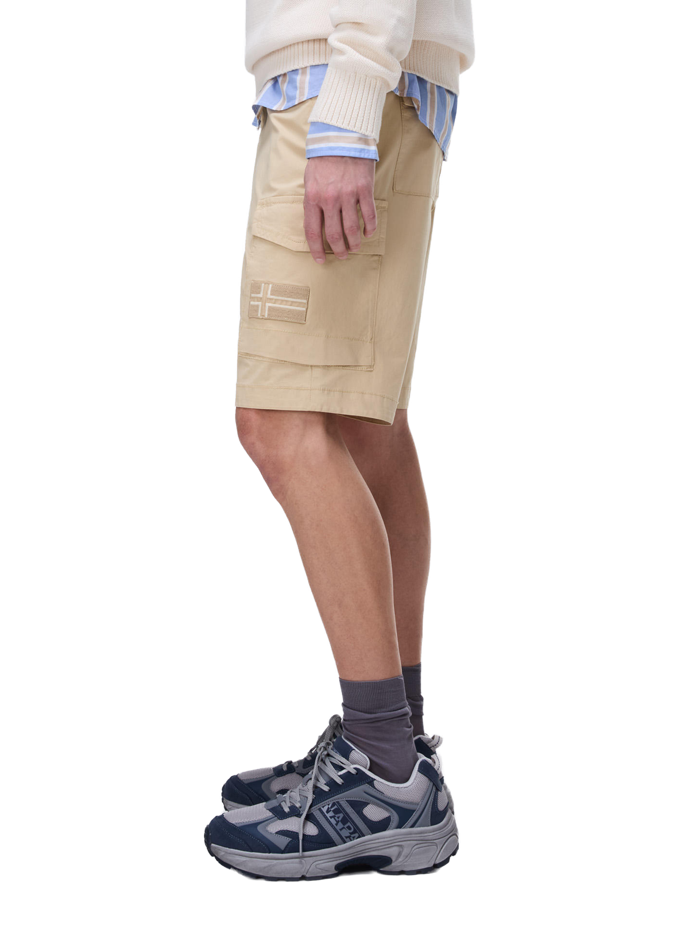 Short cargo en coton NAPAPIJRI Beige