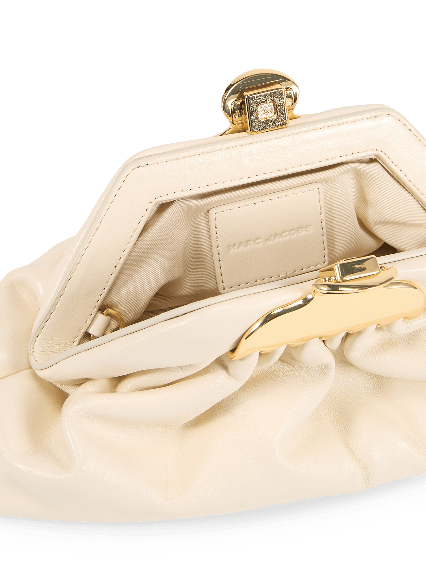 Sac à main The Small Claw clip MARC JACOBS Beige