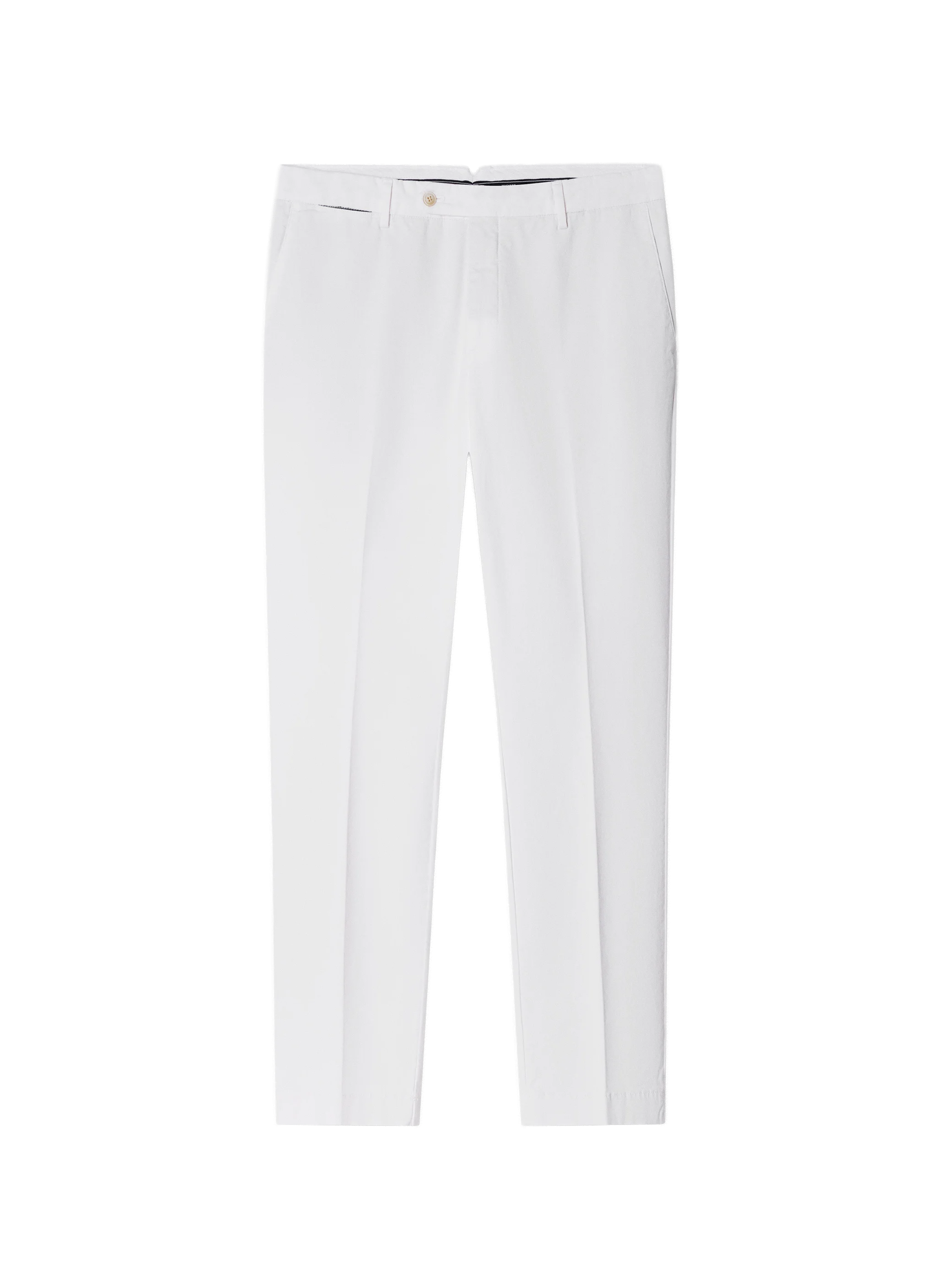 Kensington slim fit chino pants in stretch cotton HACKETT White