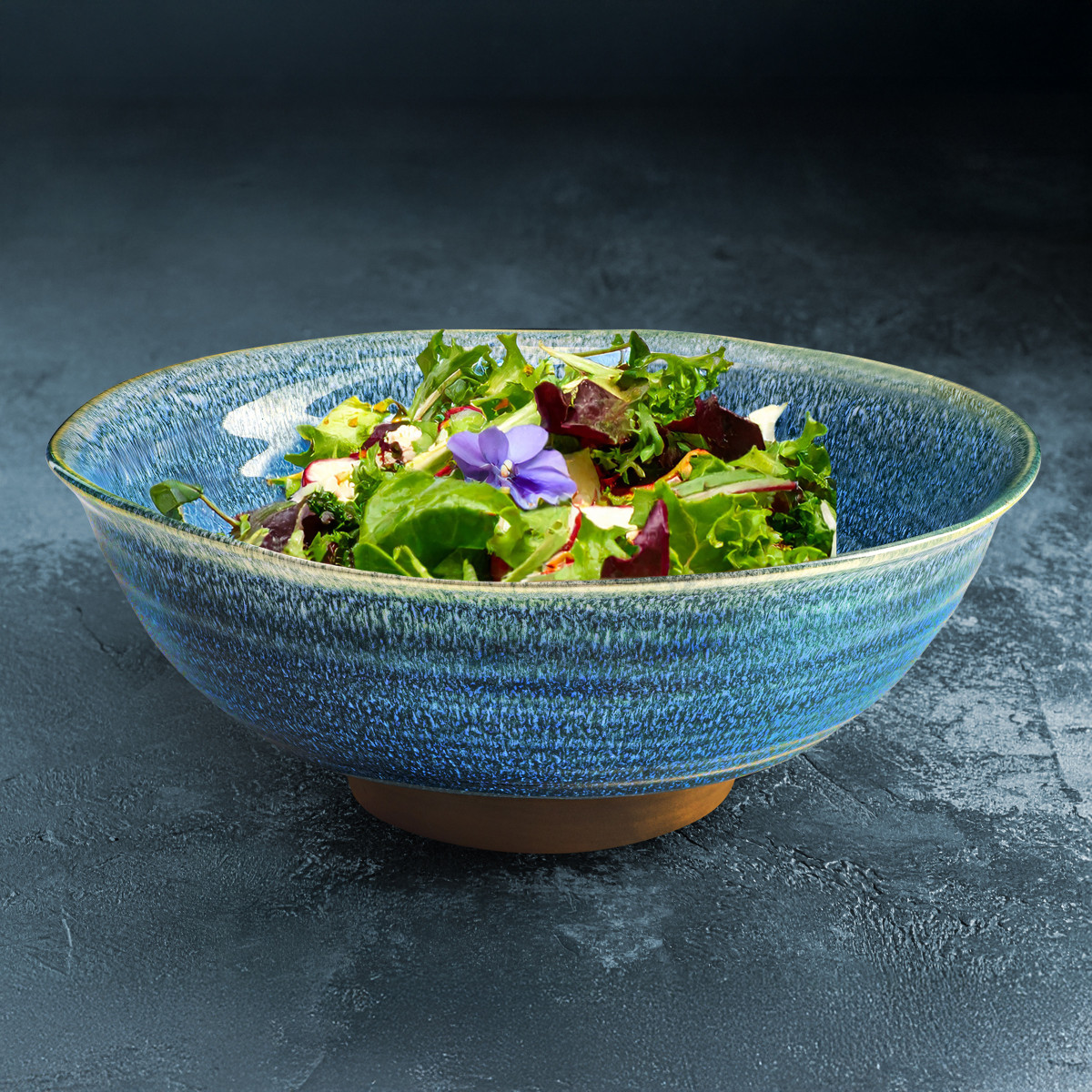 Atoll - assiette creuse 19 cm (lot de 6) MEDARD DE NOBLAT Bleu