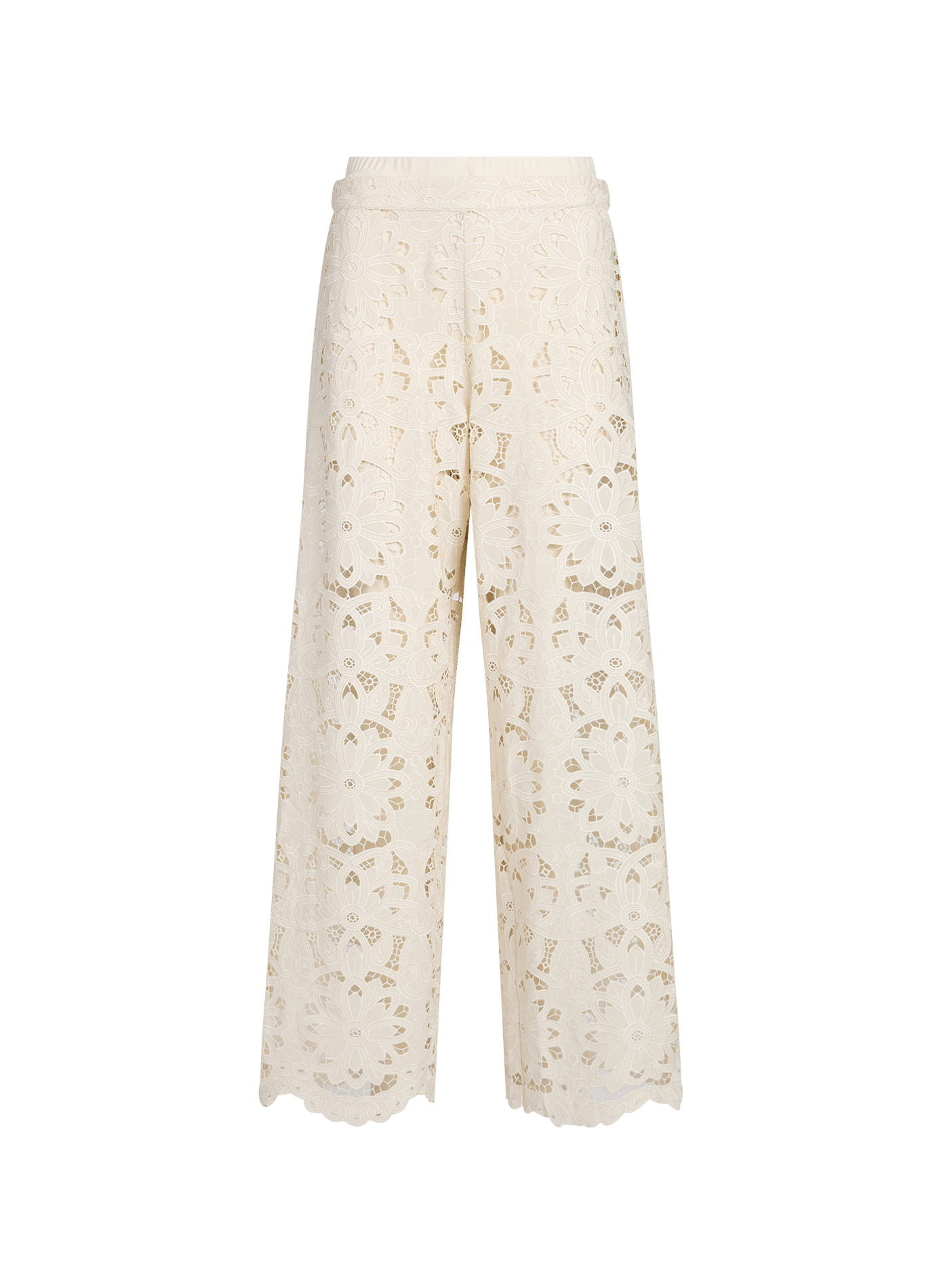Pantalon Rouemory  en dentelle ROUGE EDIT Beige