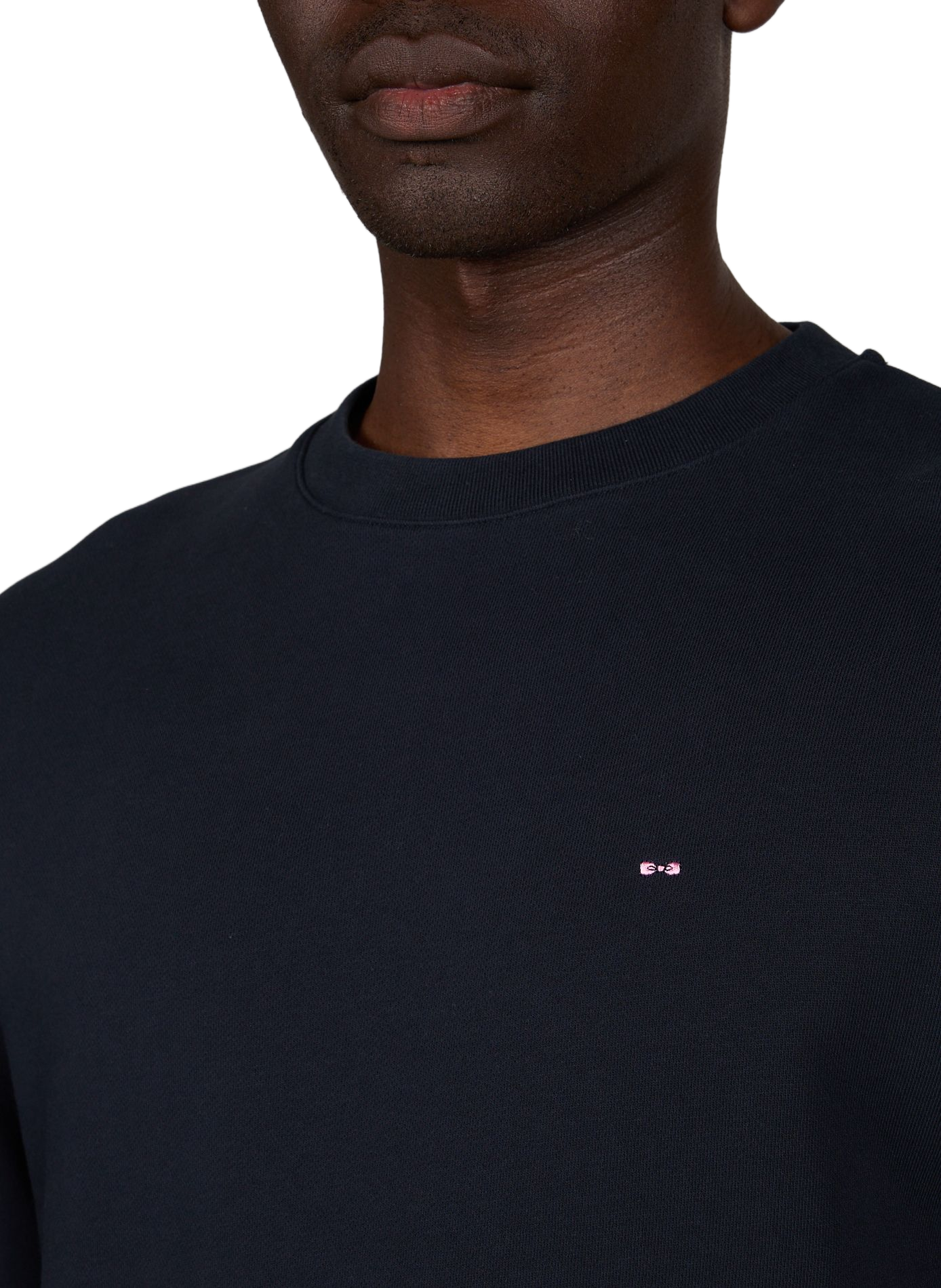 Round neck cotton sweatshirt EDEN PARK Blue