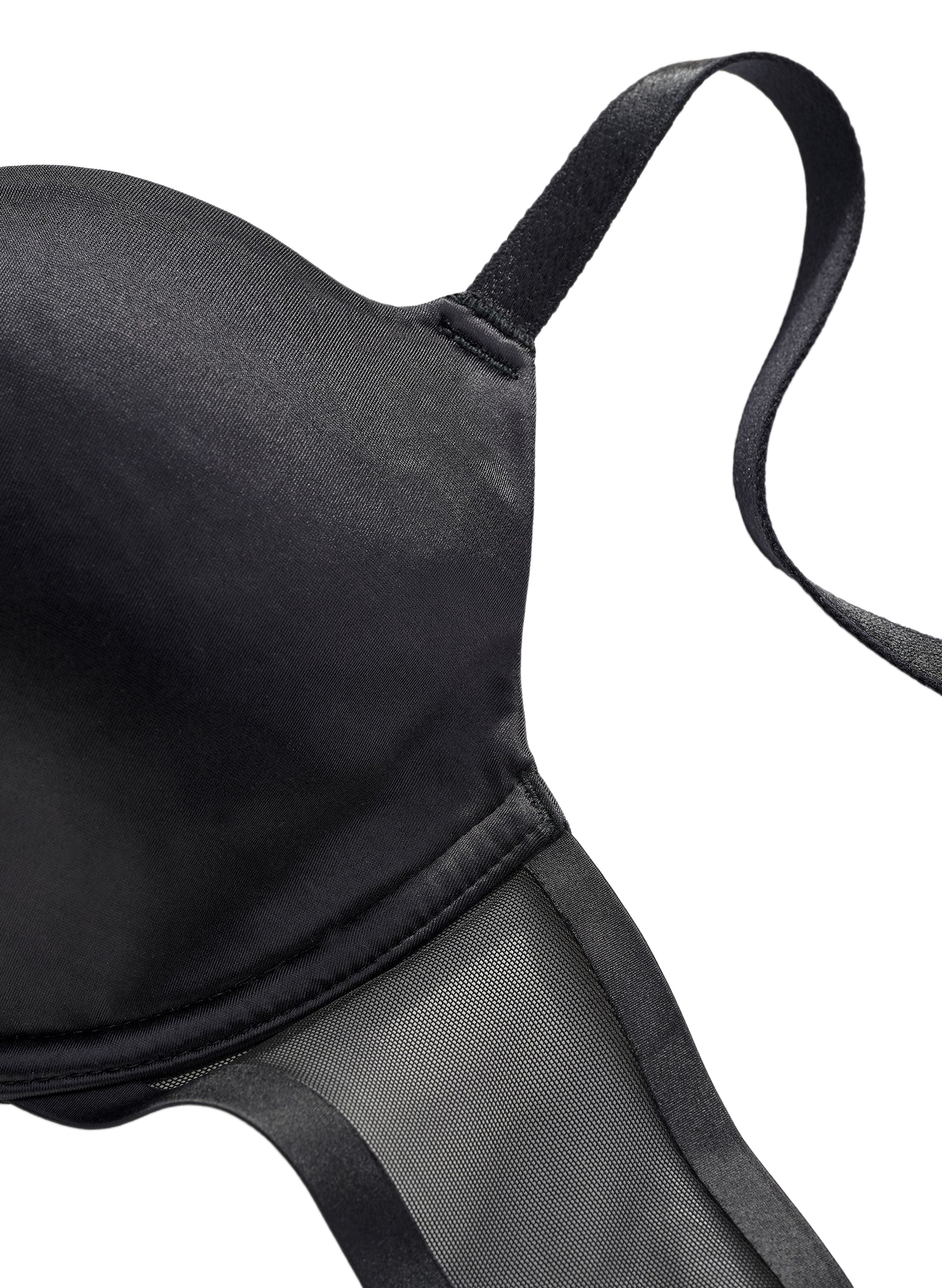 Sujetador de satén PASSIONATA Negro