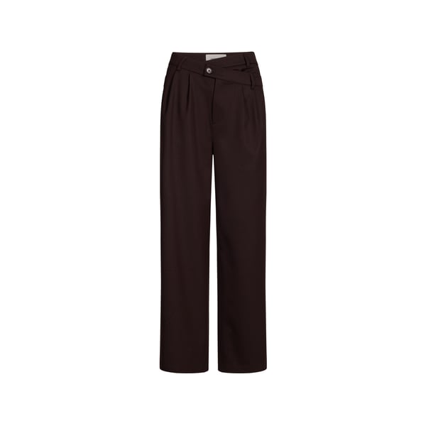 Pantalon large Acros taille haute en laine mélangée Pantalon large Acros taille haute en laine mélangée