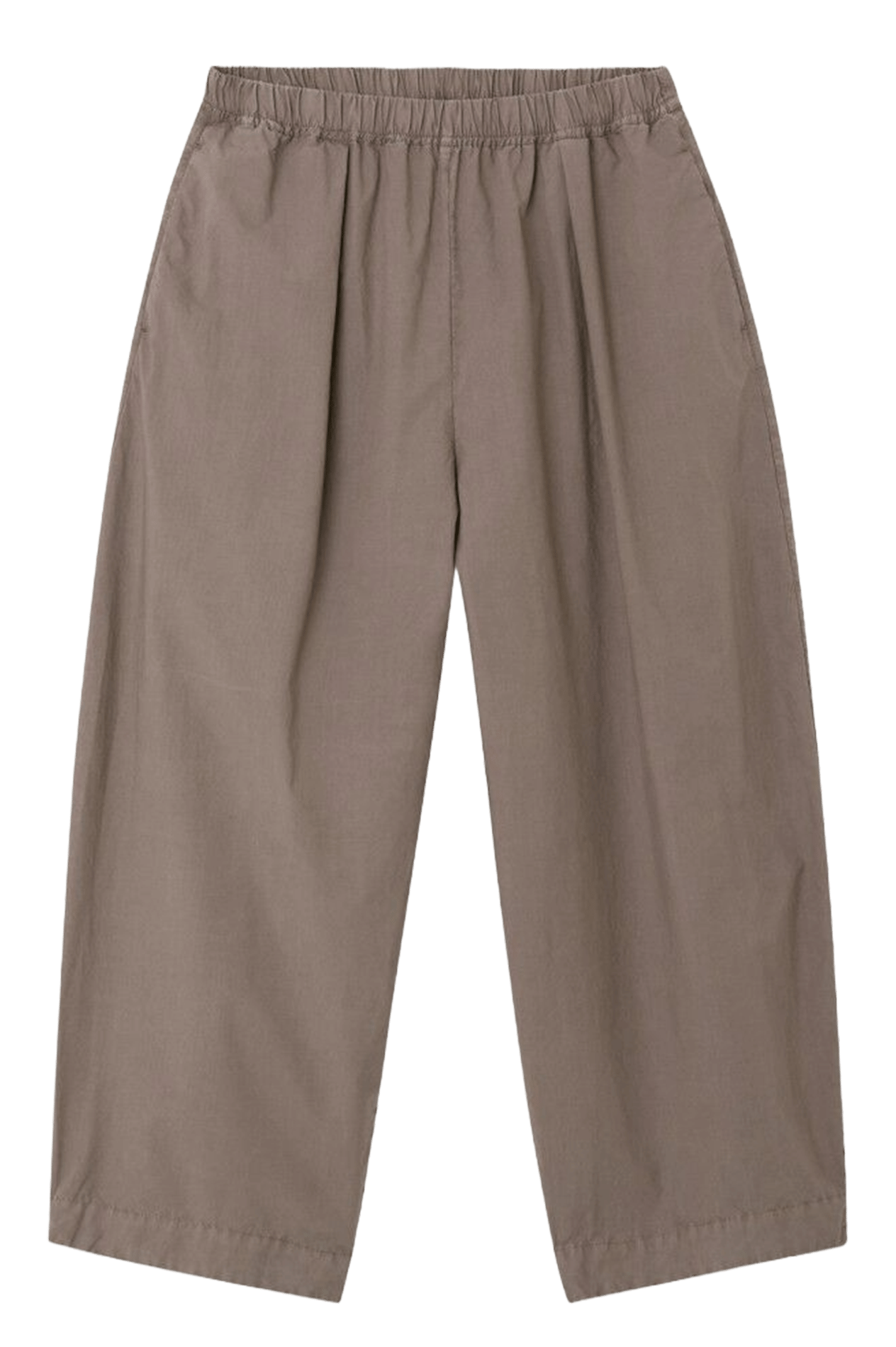 Jogging large taille haute uni bailow AMERICAN VINTAGE Gris