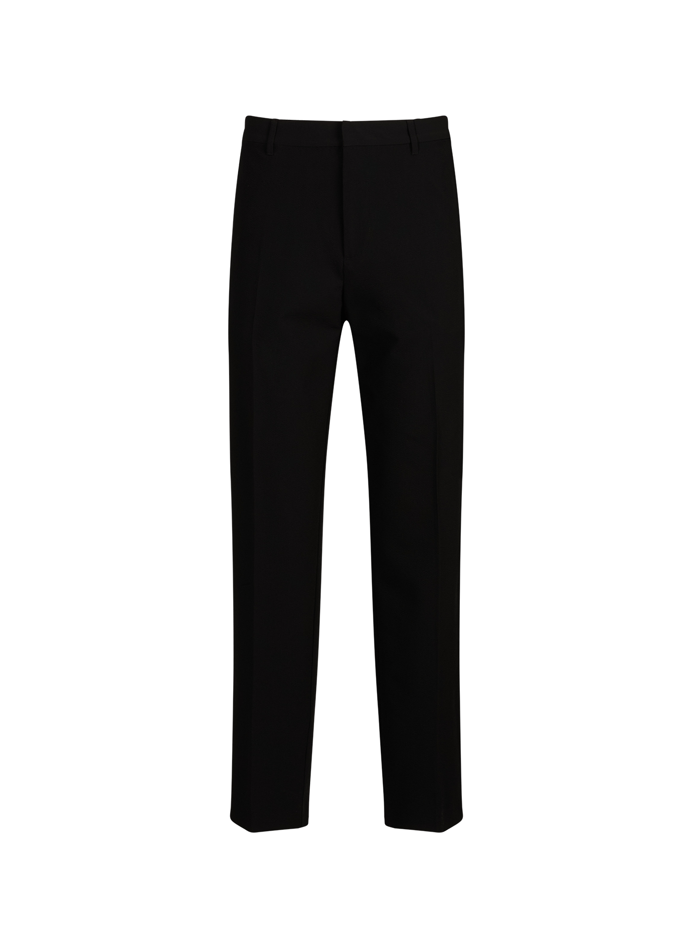 Pantalon slim texturé EMPORIO ARMANI Noir