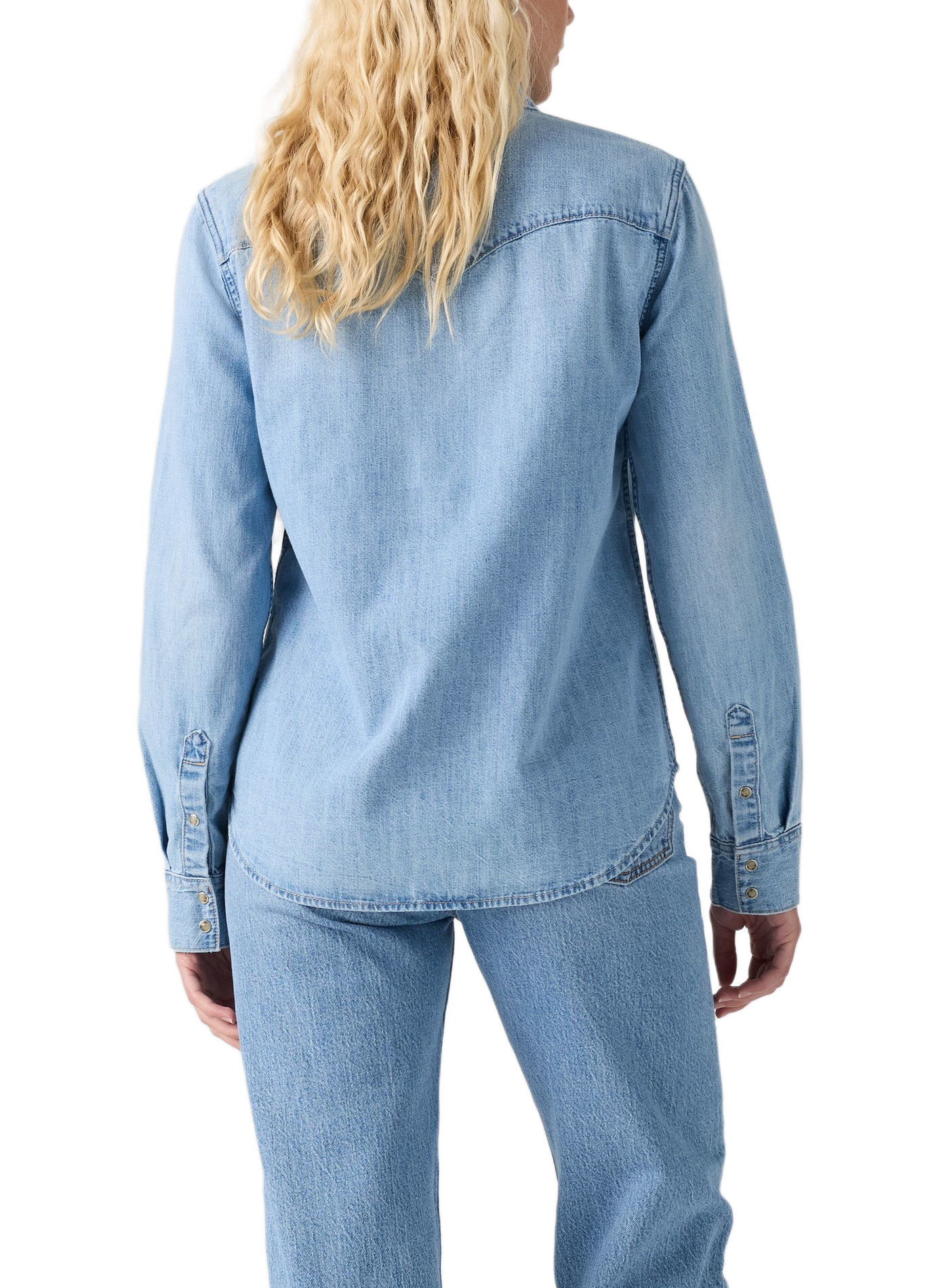 Overhemd Heritage Western van katoenen denim LEVI'S Blauw