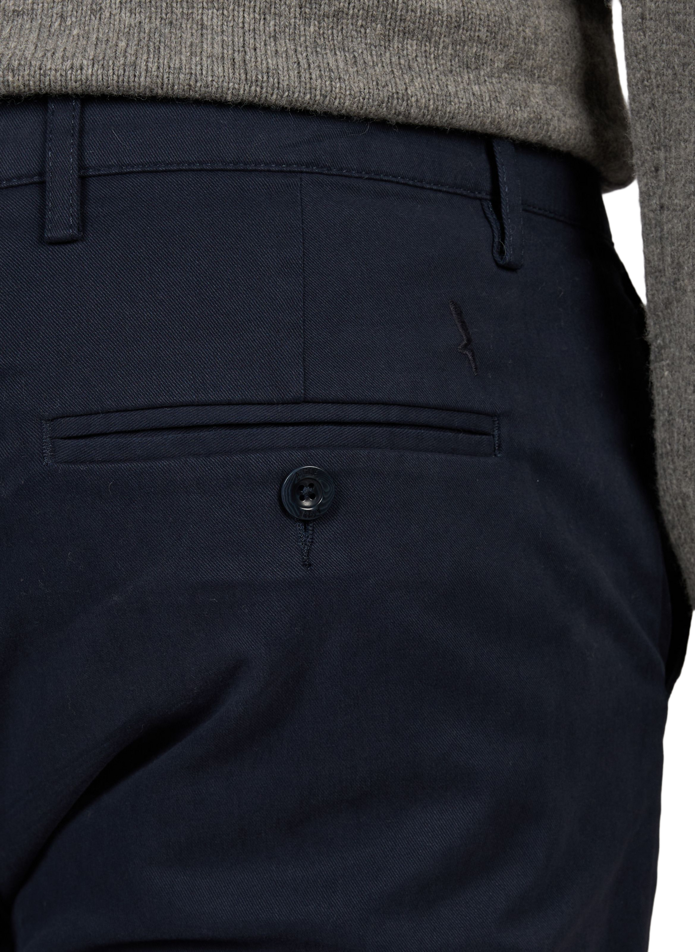 Pantalon chino en coton mélangé AIGLE Bleu
