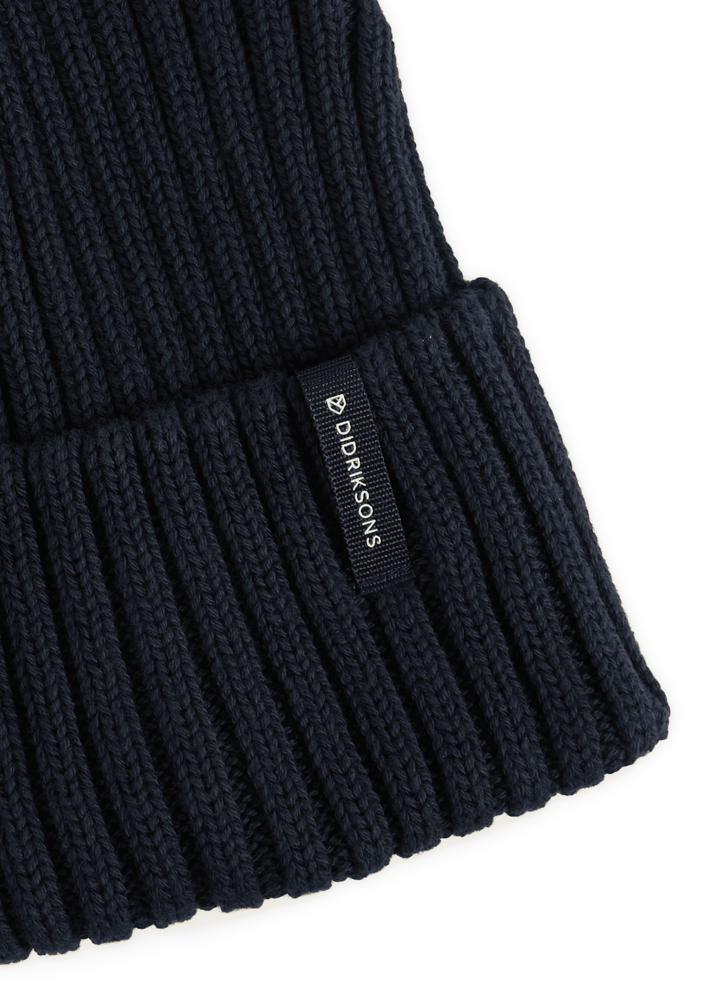 Laken cotton knit beanie DIDRIKSONS Blue