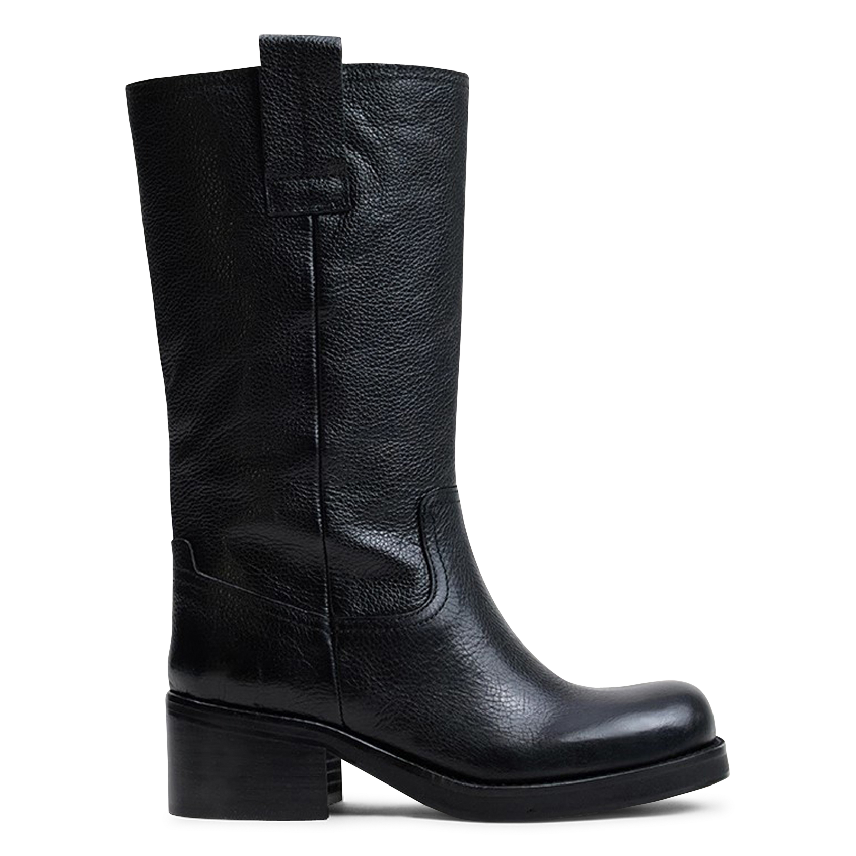 Bottes en cuir bichette JONAK Noir