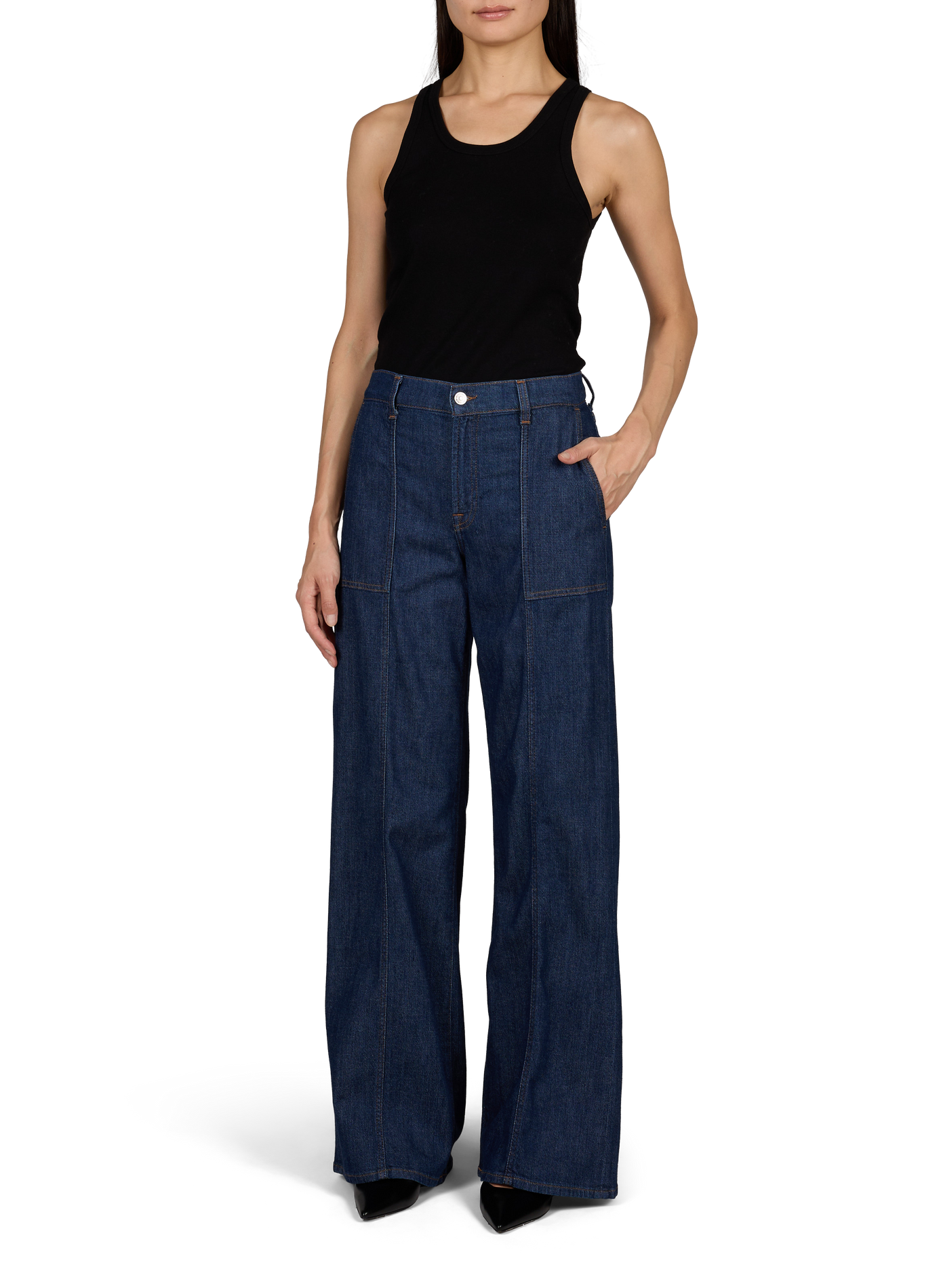 Jean bootcut Utility Lotta 7 FOR ALL MANKIND Bleu