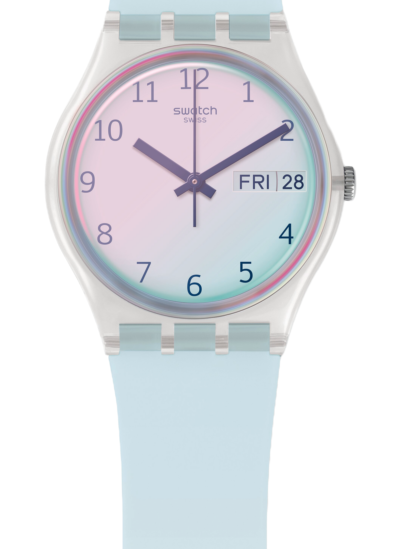 Montre quartz Ultraciel en silicone SWATCH White