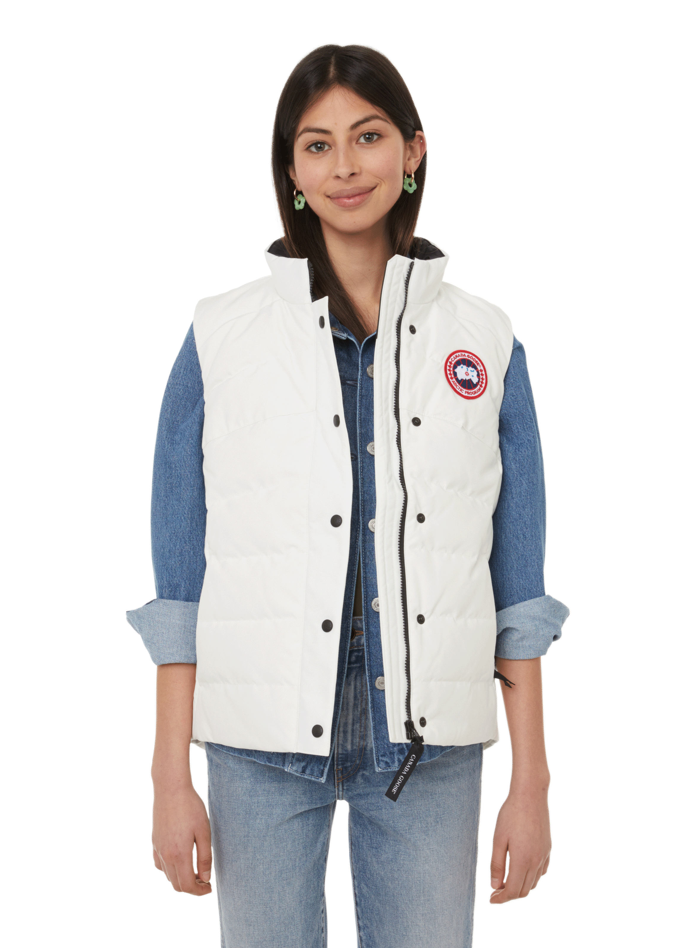 CANADA GOOSE Veste Freestyle sans manches Blanc
