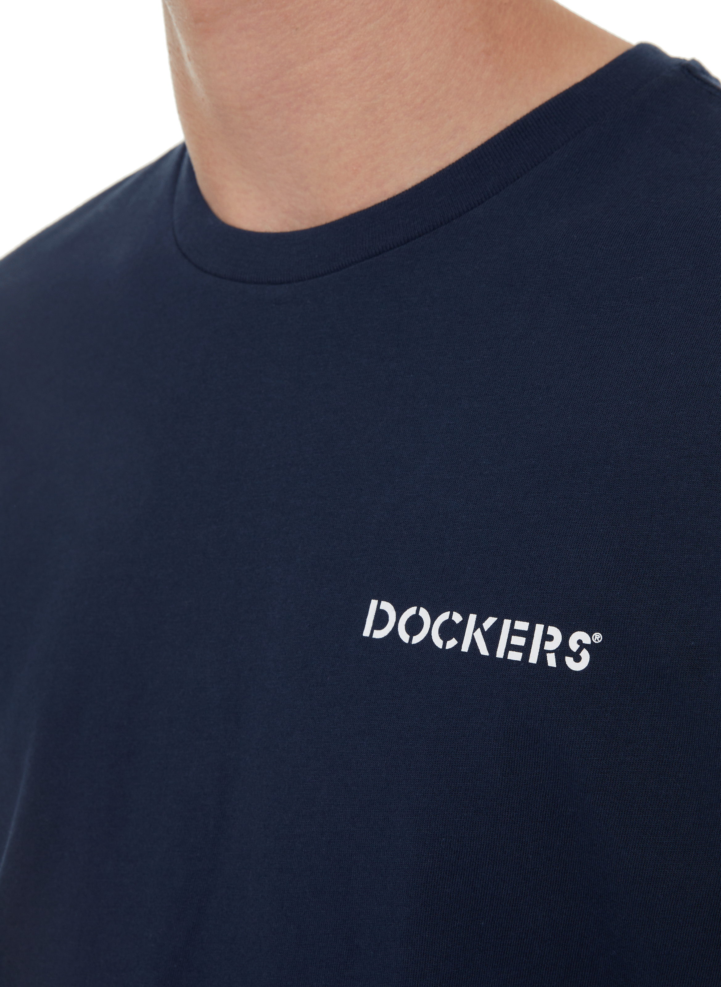 Cotton T-shirt DOCKERS Blue