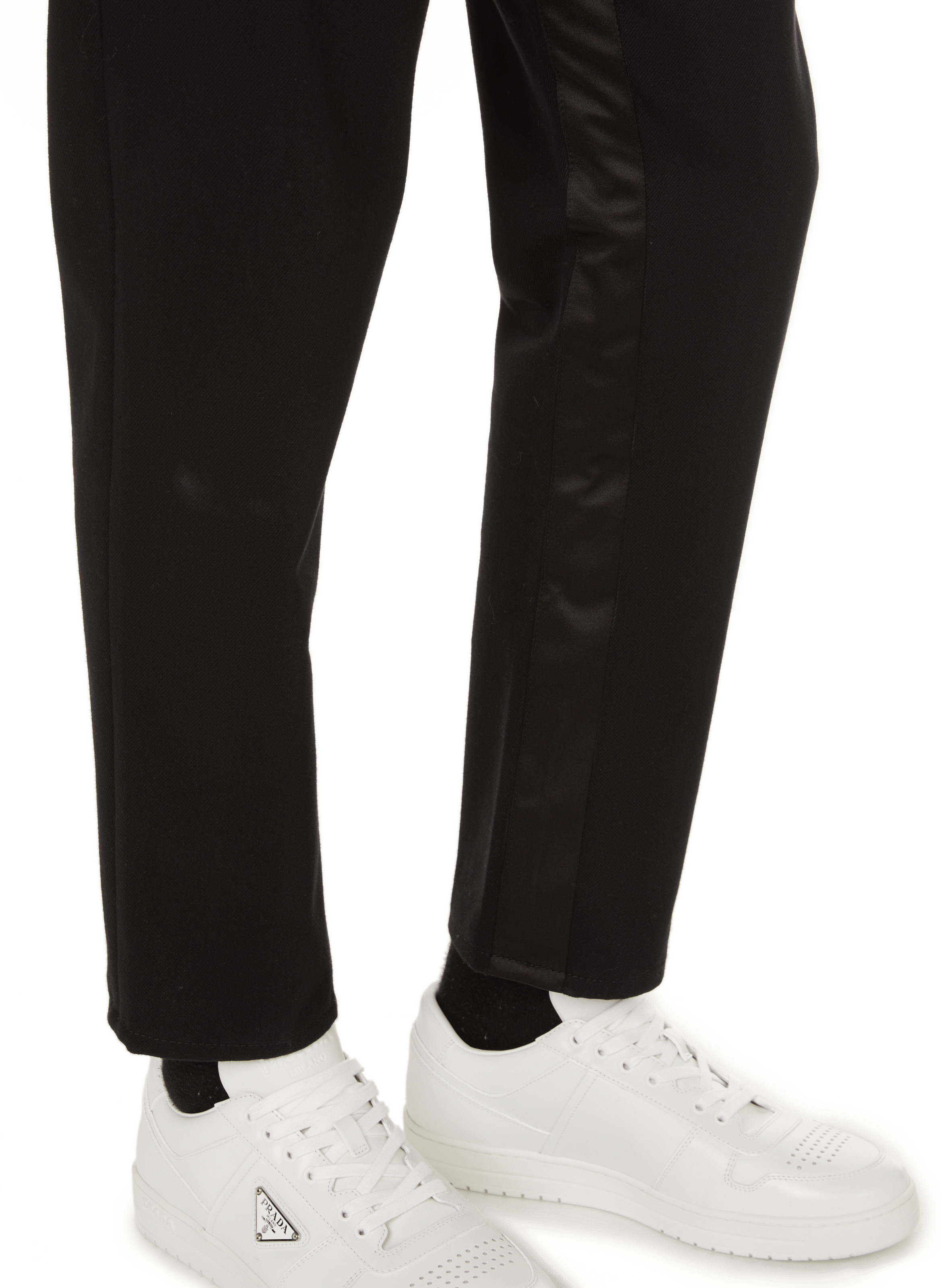 Leather sneakers PRADA White