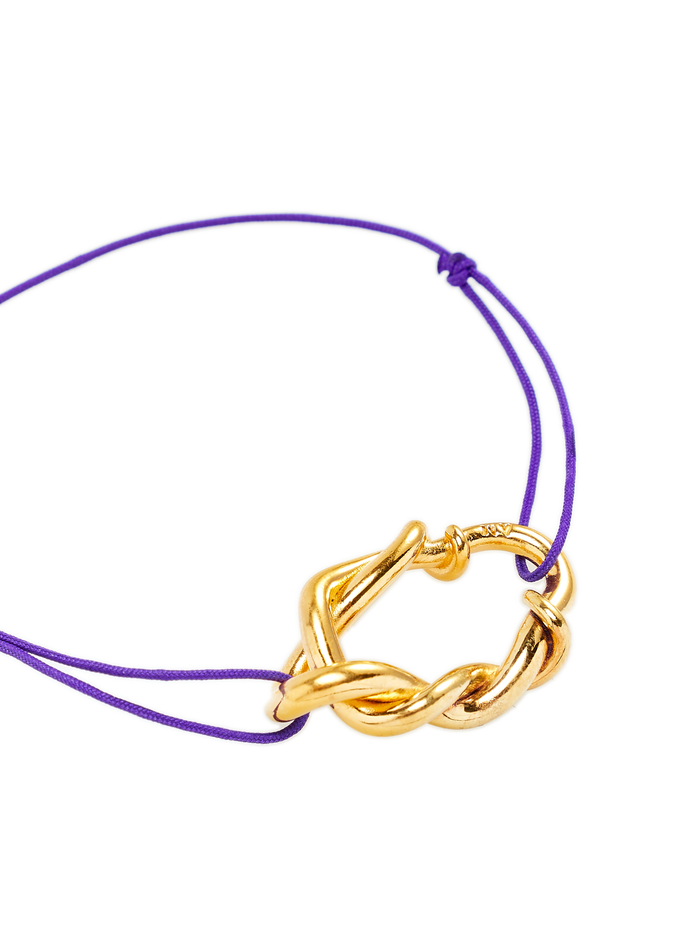 Gold-plated bracelet ANNELISE MICHELSON Purple