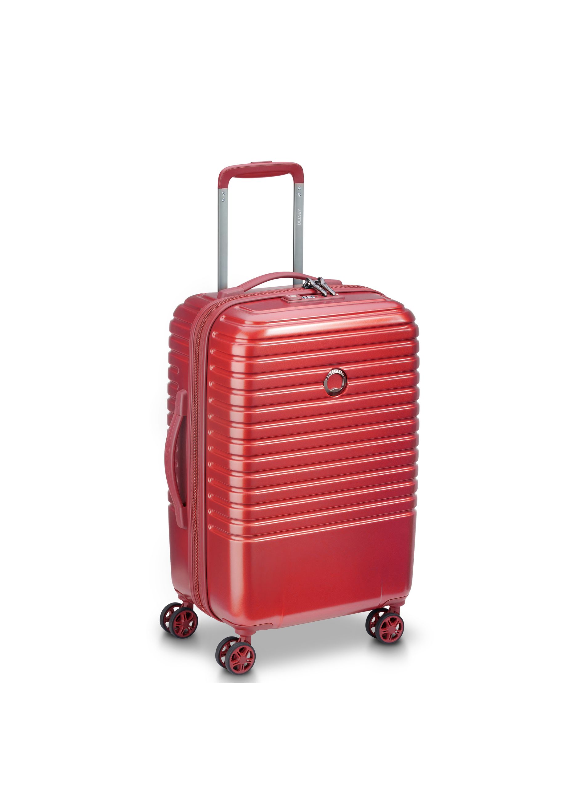 Valise cabine rigide taille s - caumartin plus DELSEY PARIS Rouge