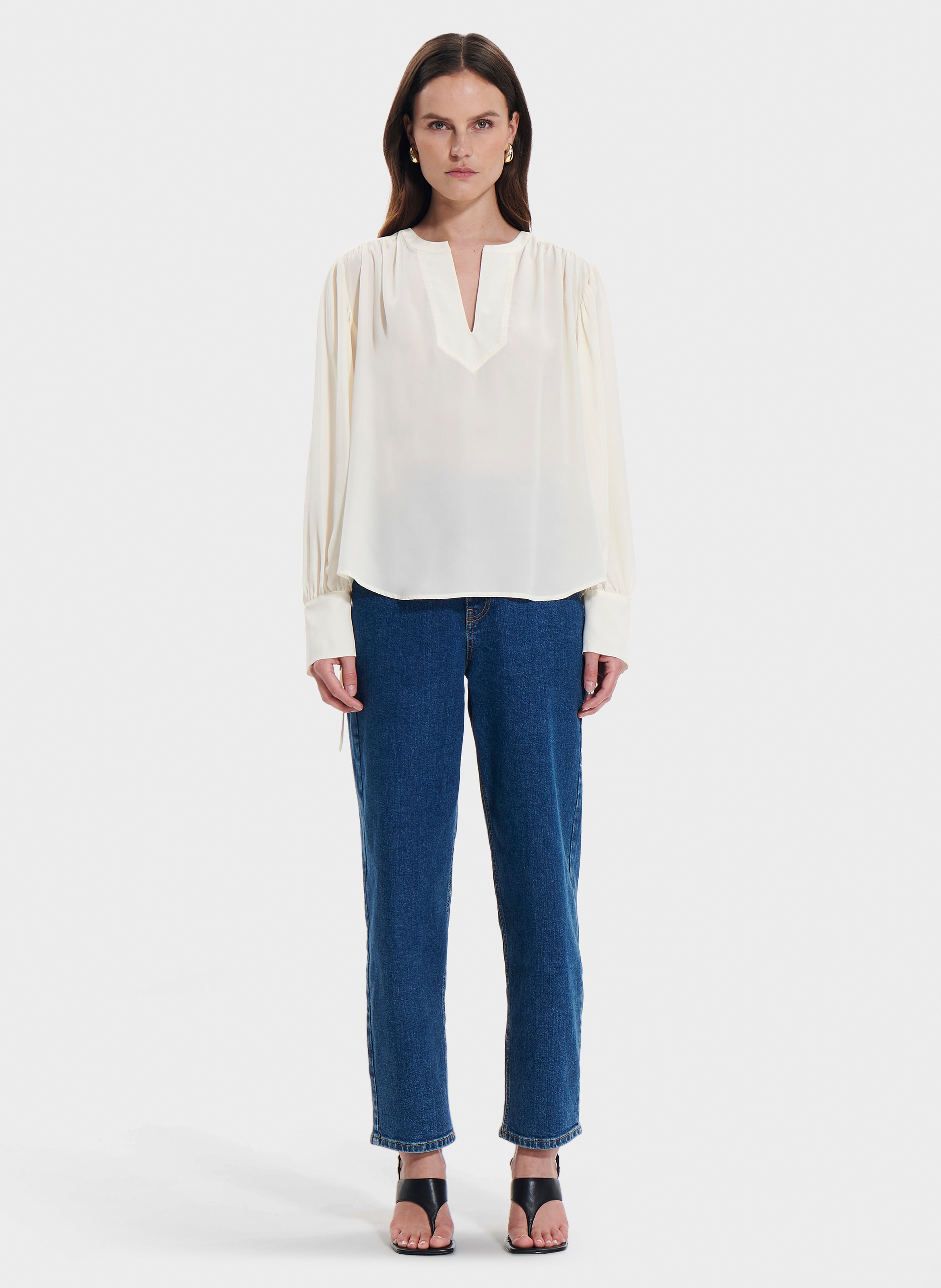 Blouse  bangkok ZAPA Blanc