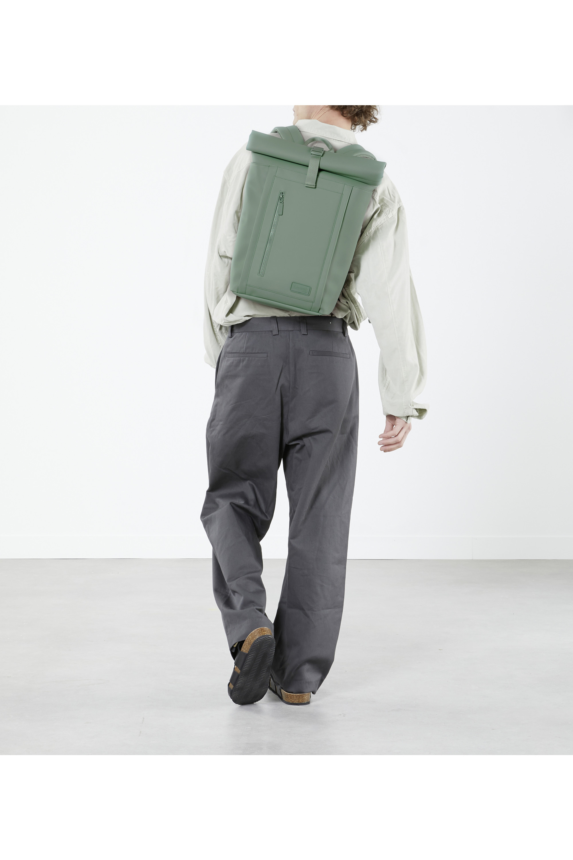 Lost in berlin sac à dos rolltop LIPAULT PARIS Vert