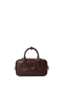 Sac Arcadie en cuir  | Marron by MIU MIU MIU MIU Sac Arcadie en cuir  | Marron