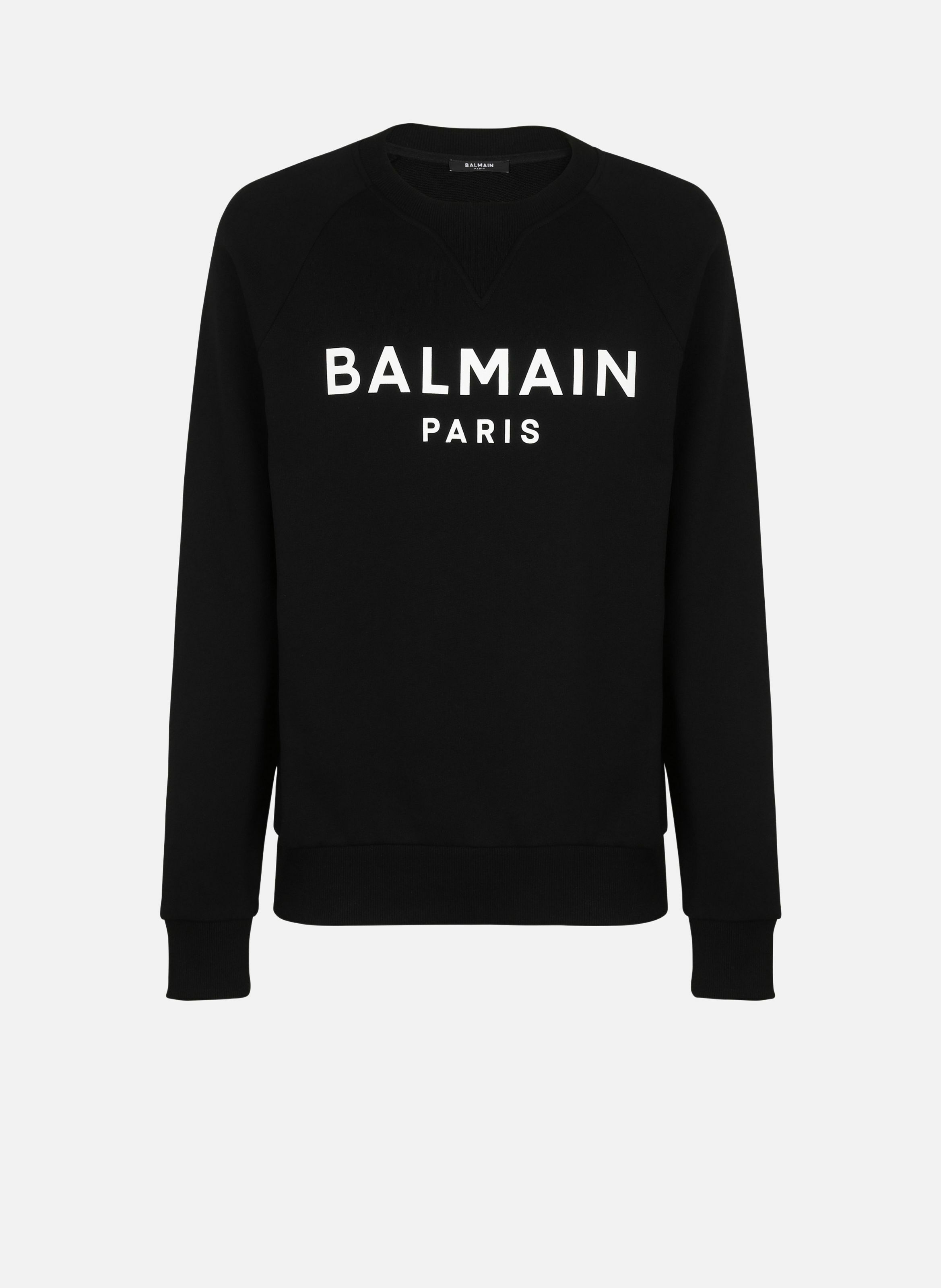 Sweat-shirt imprimé balmain paris BALMAIN Noir