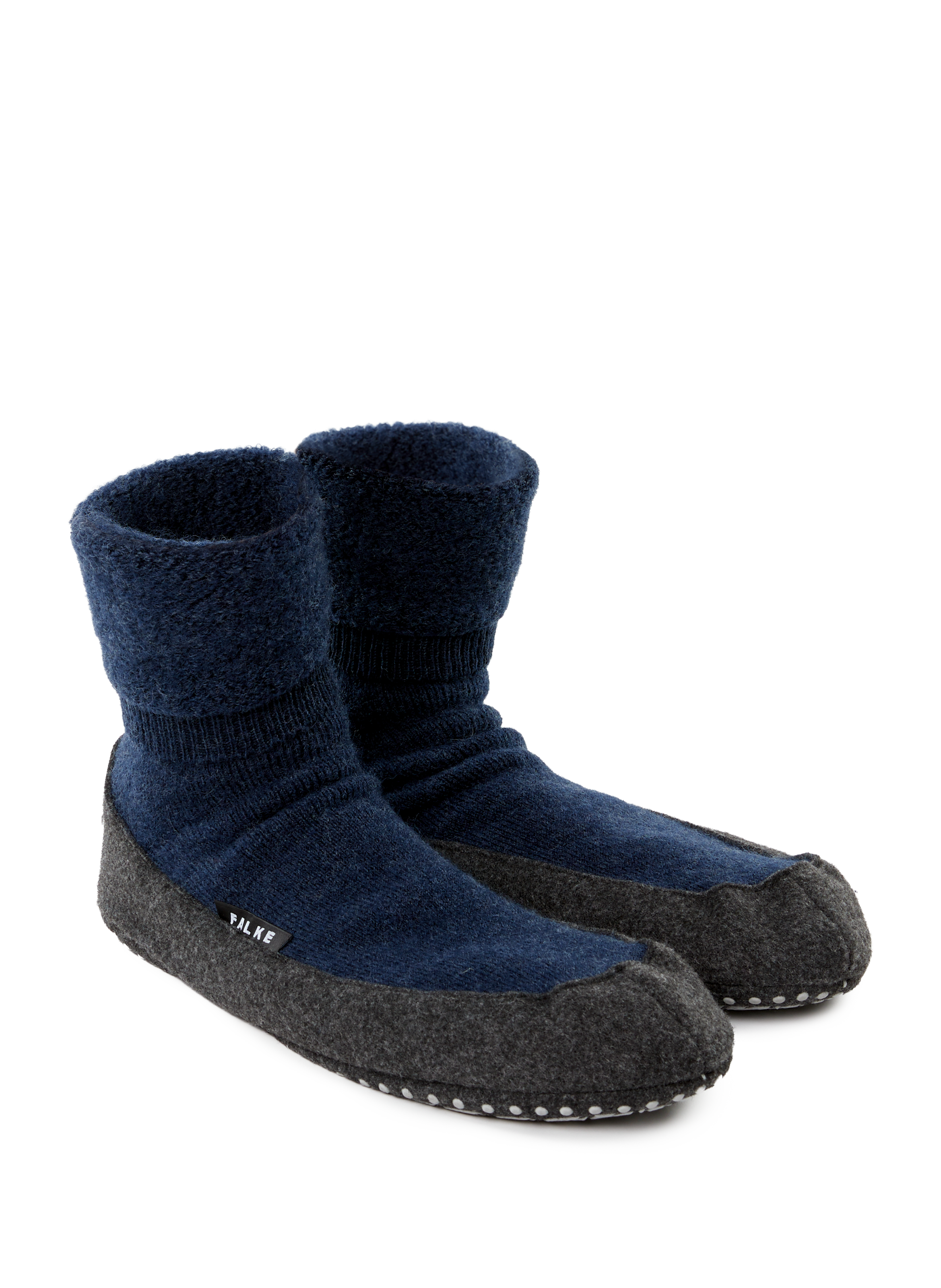 Non-slip wool blend slippers FALKE Blue