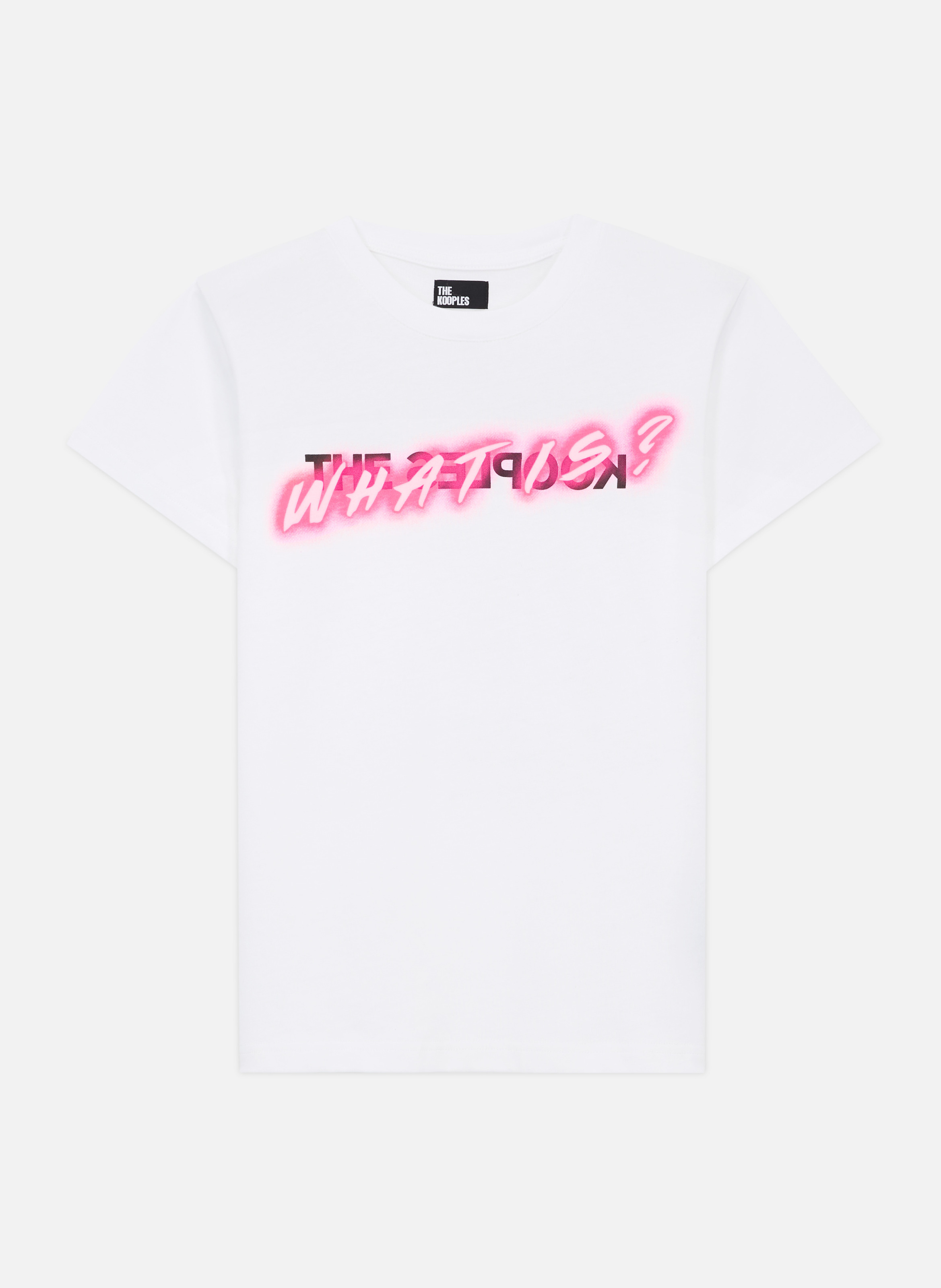 T-shirt en coton What Is THE KOOPLES Blanc
