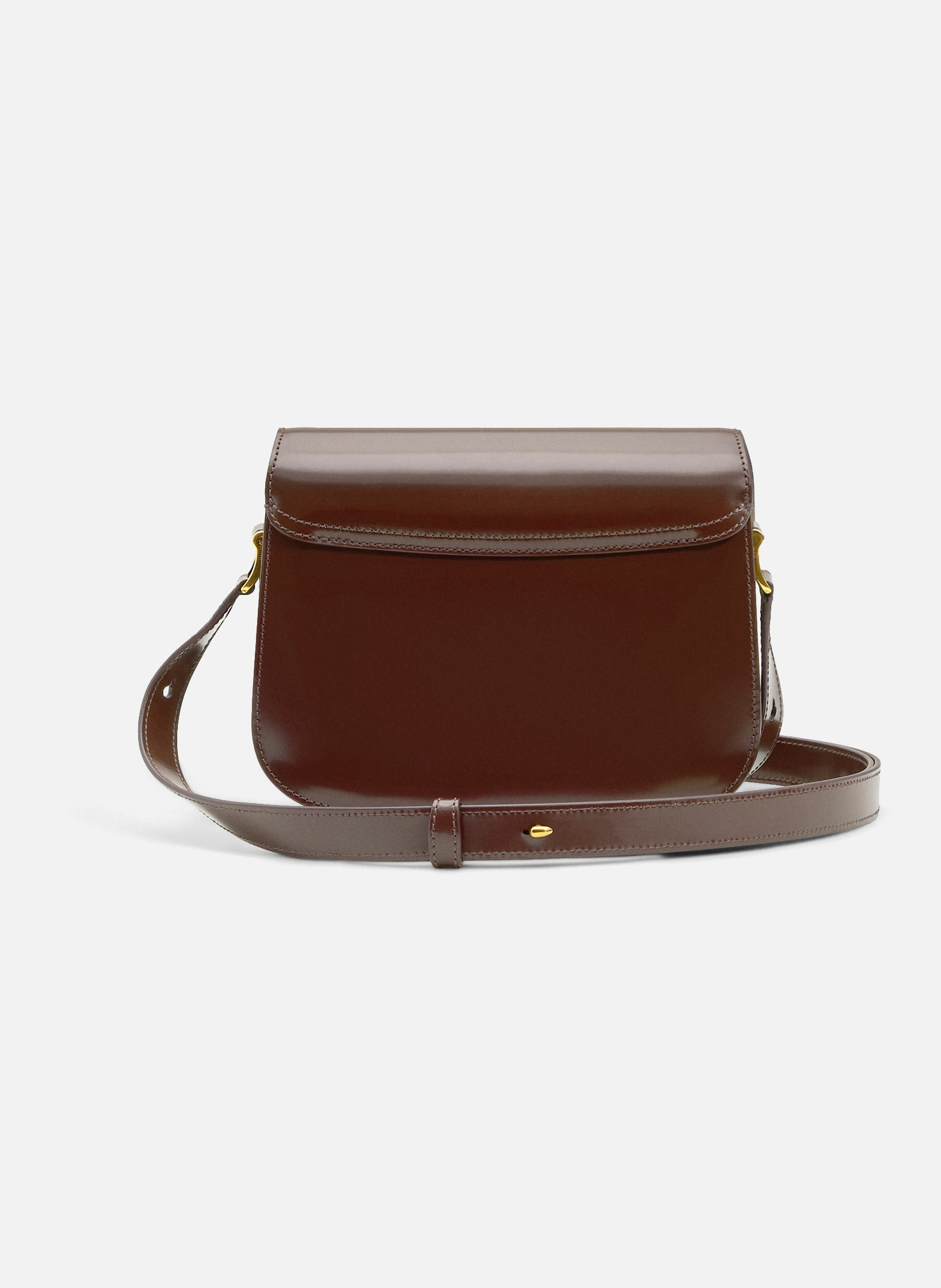 Sac Paris Paris En Cuir Glacé unisexe AMI PARIS Rouge