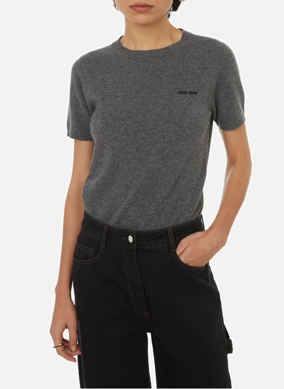 Pull en cachemire Gris by MIU MIU MIU MIU Pull en cachemire Gris