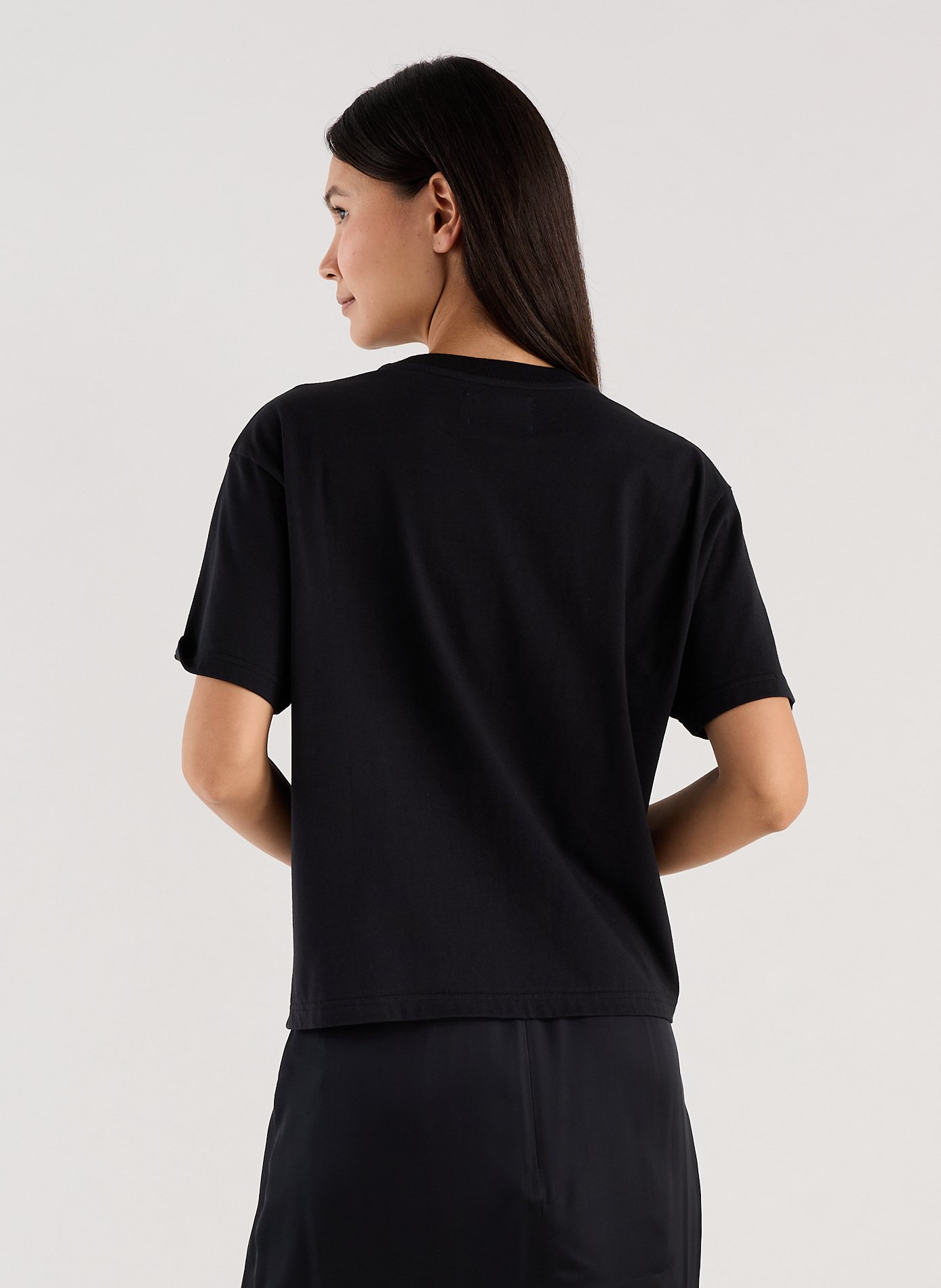 T-shirt en coton SAISON 1865 Noir