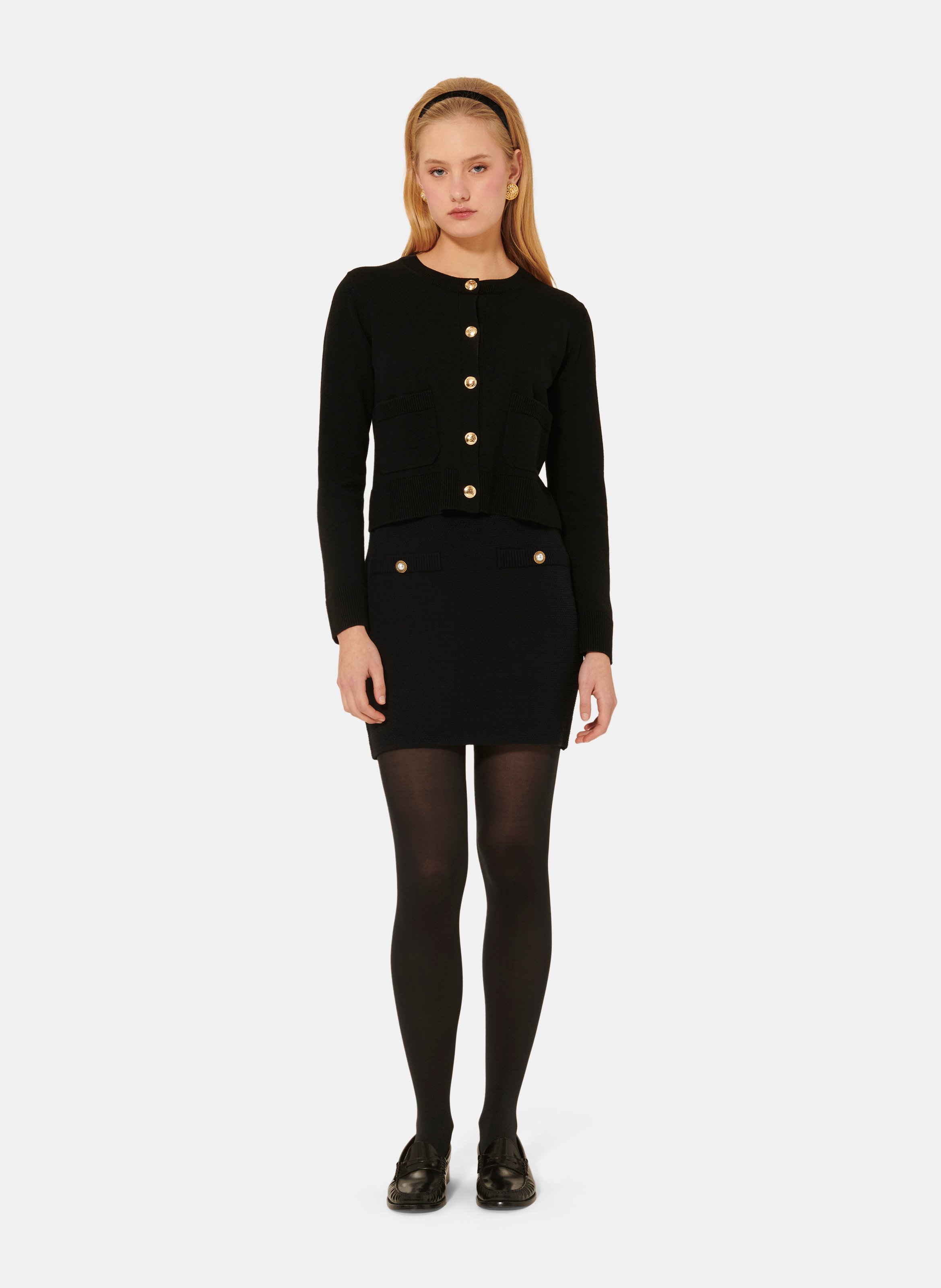 Gilet gyslain TARA JARMON Noir