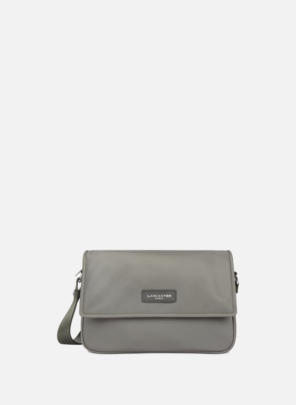 Sac gibecière - basic vita Gris by LANCASTER LANCASTER Sac gibecière - basic vita Gris