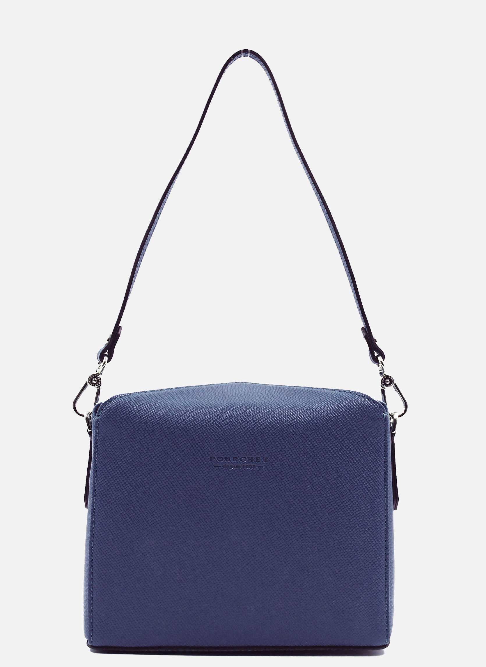 Cassetta - sac porté épaule POURCHET Bleu
