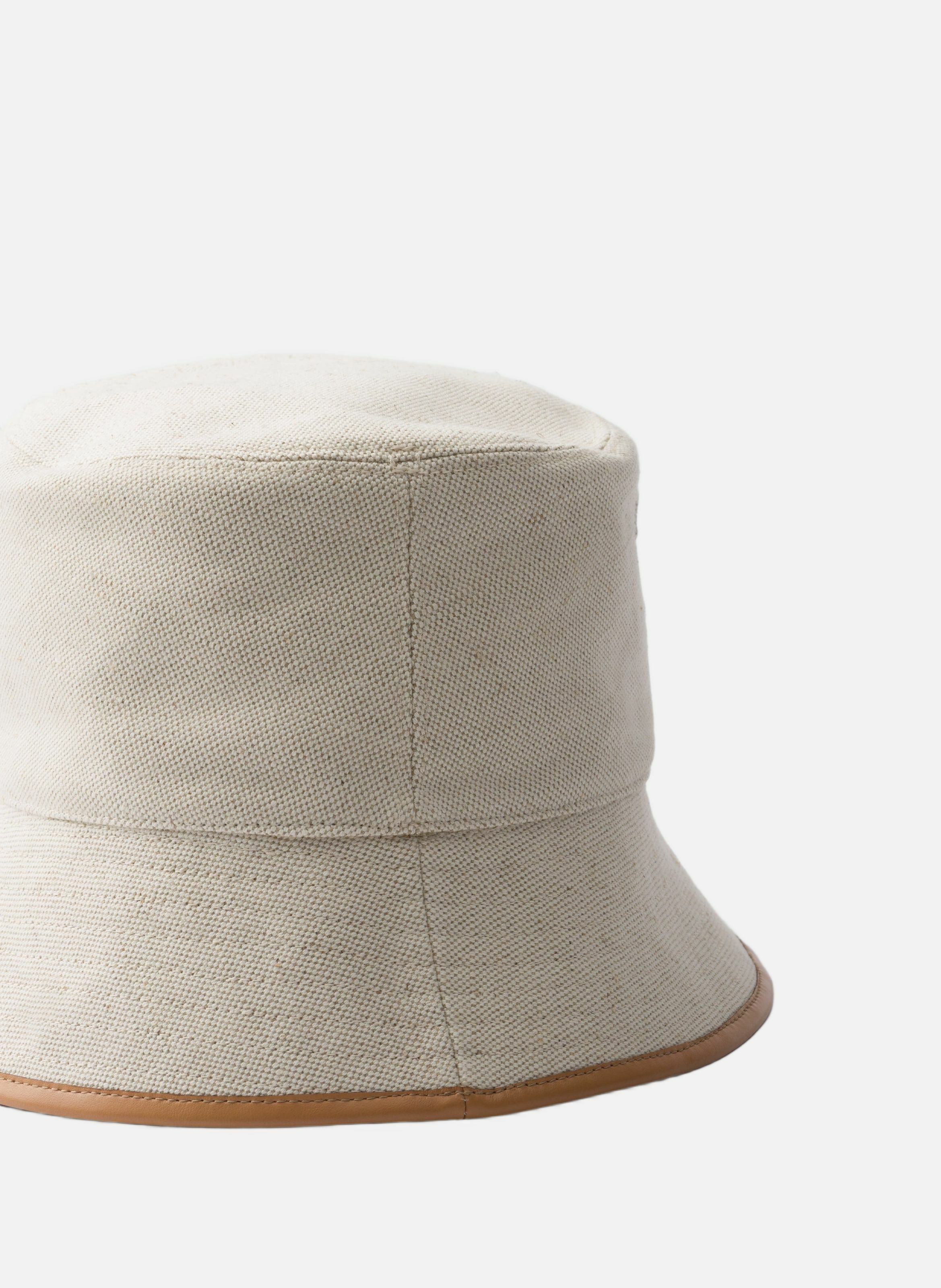 Bob en lin mélangé PRADA Beige