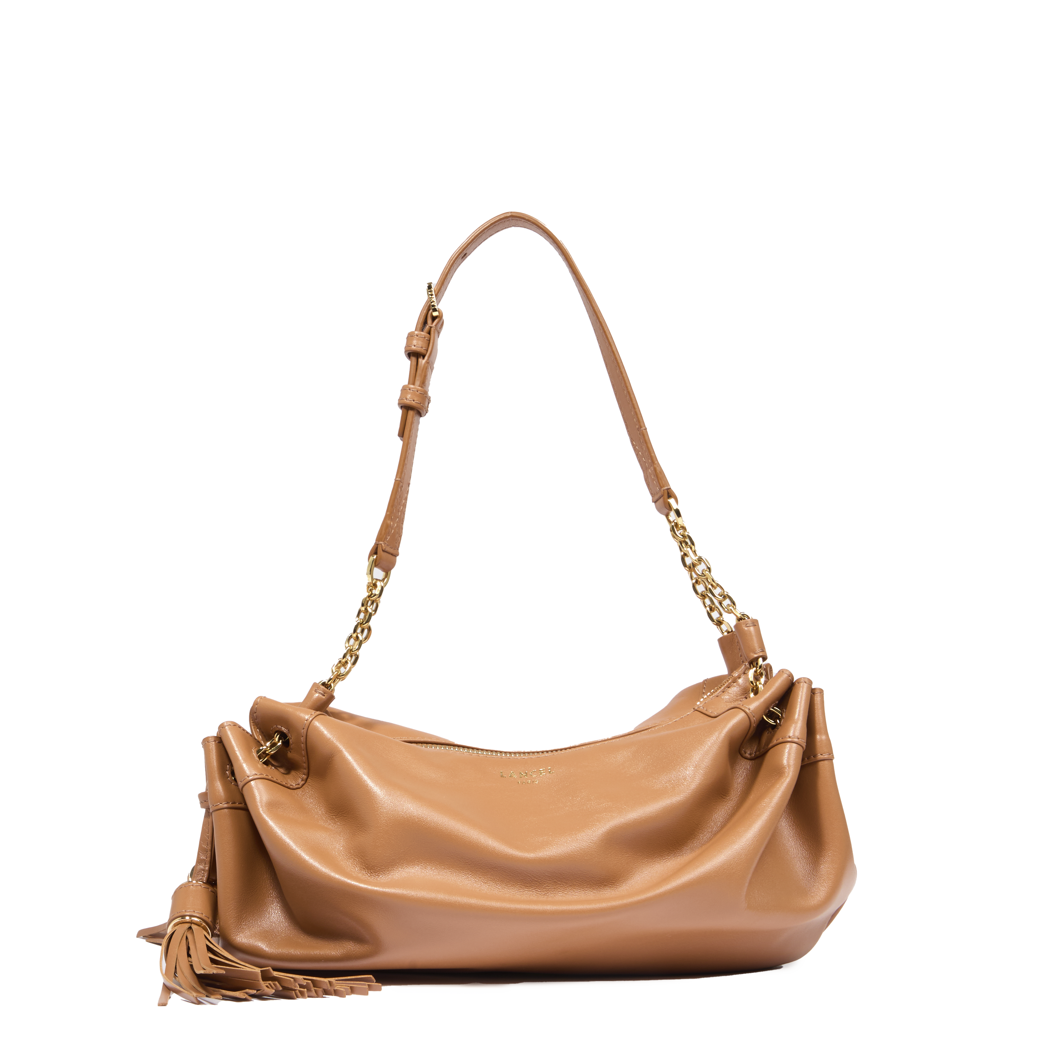 Sac mabelle porté croisé s en cuir mabelle LANCEL Marron