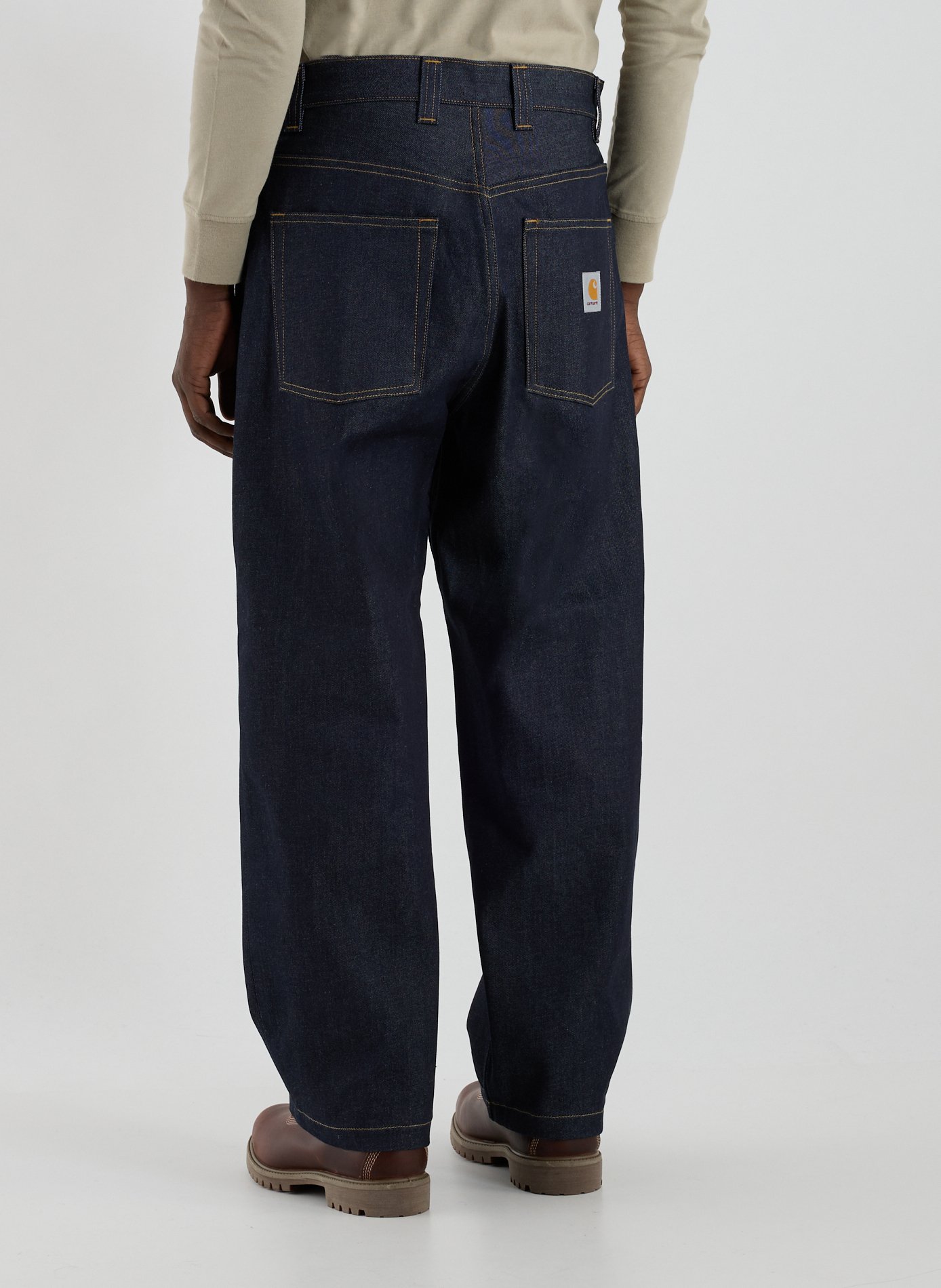 Wide cotton jeans CARHARTT WIP Blue