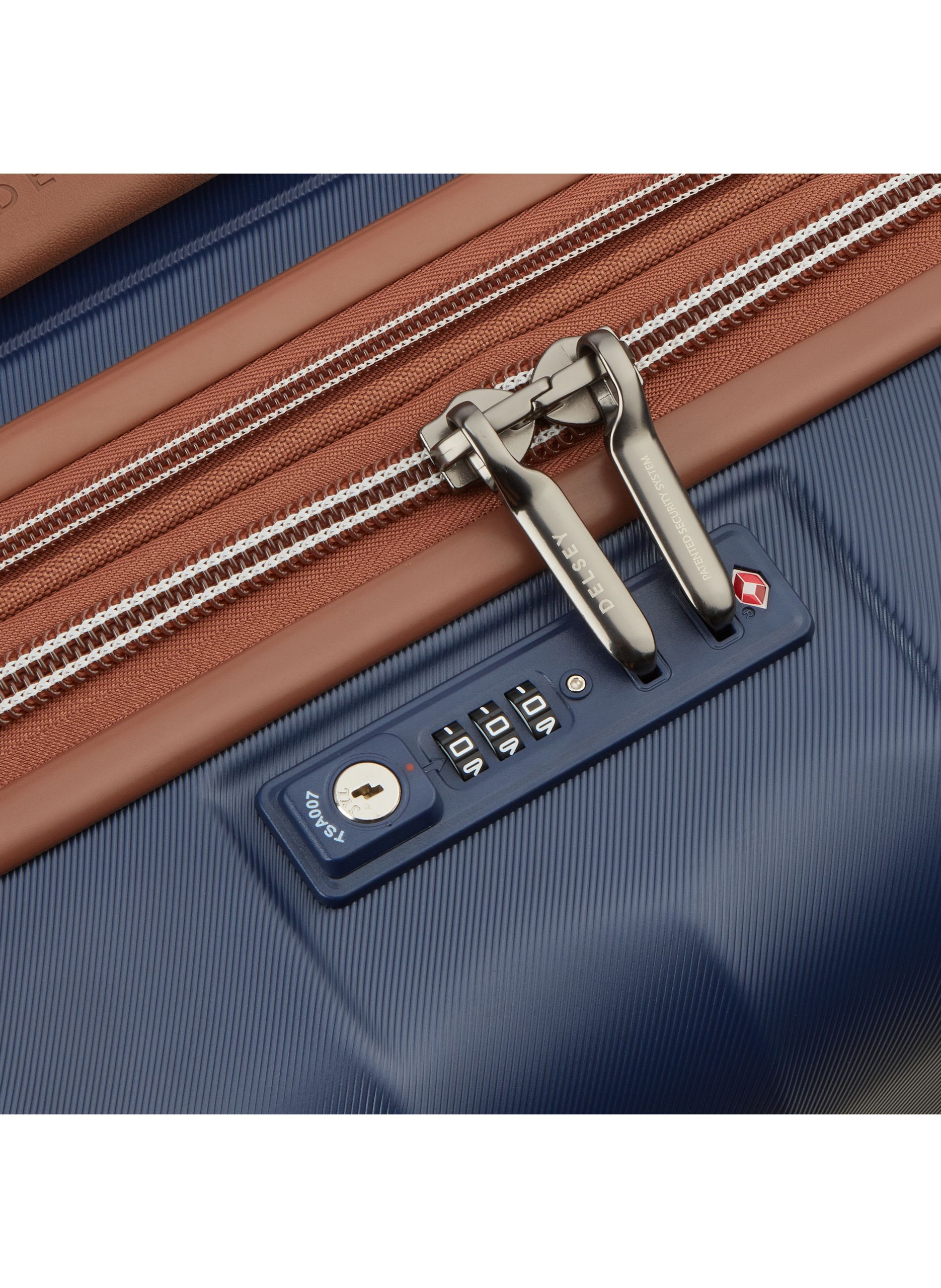 Valise soute rigide taille l - carrousel 2 DELSEY PARIS Bleu