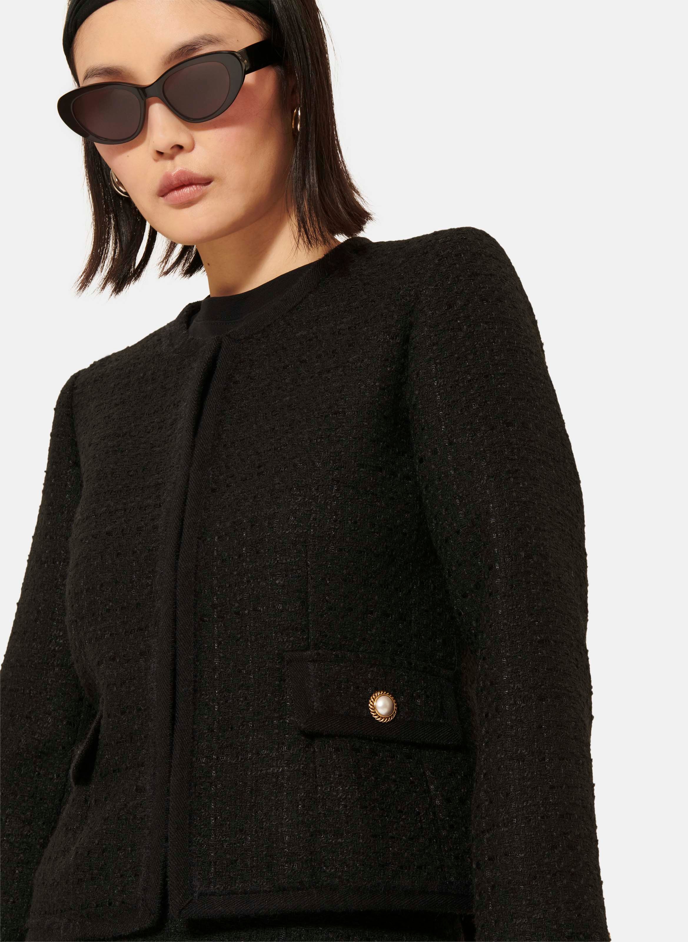 Veste velvet TARA JARMON Gris