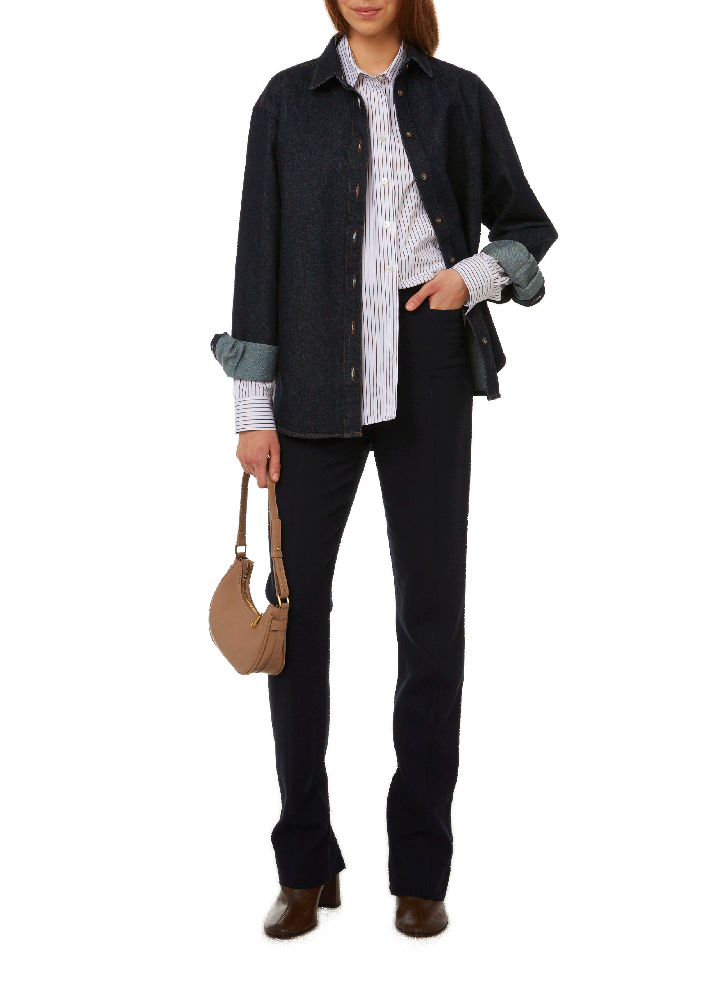 Slim-fit trousers TOTEME Blue