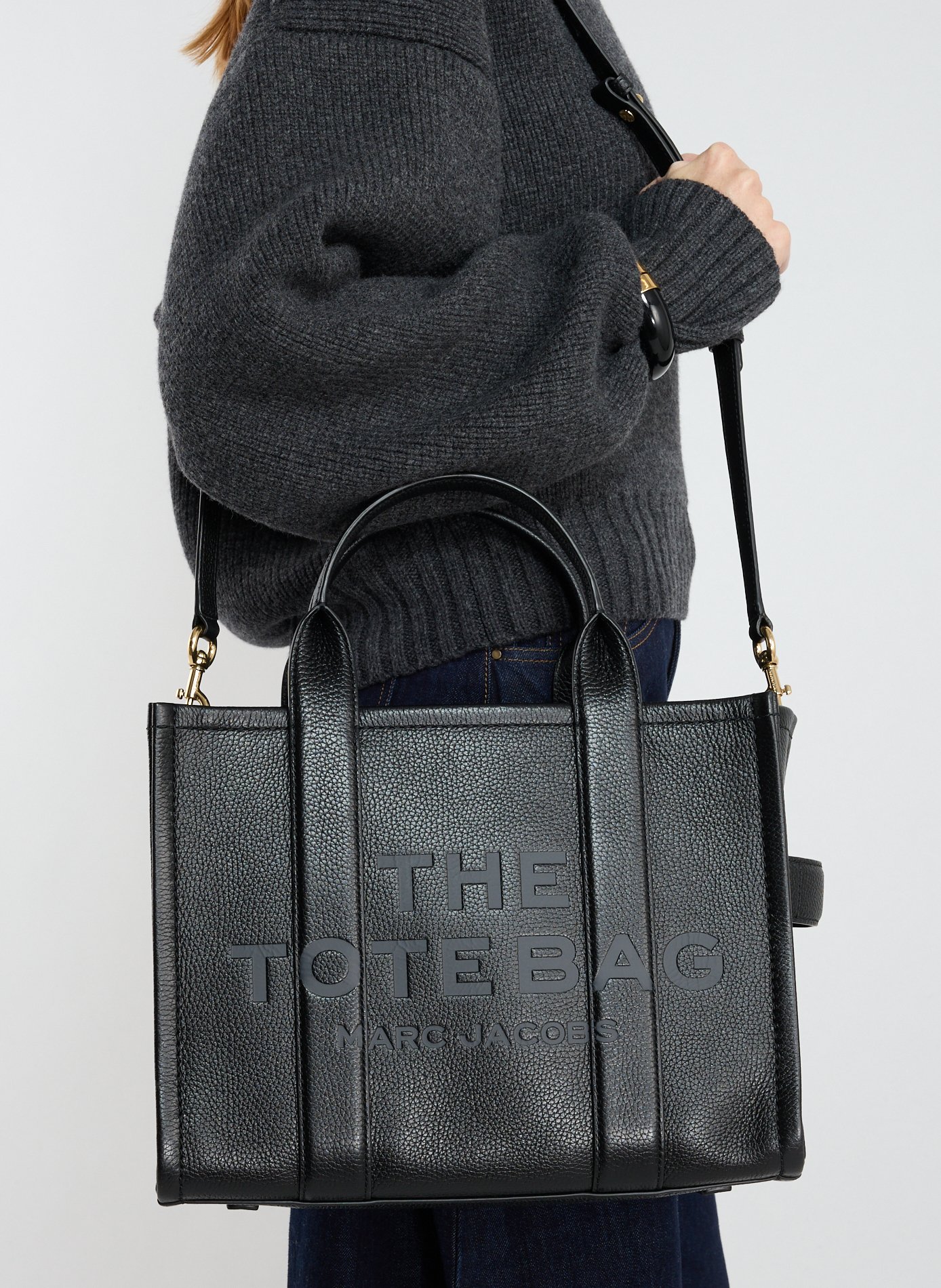 Sac à main en cuir MARC JACOBS Noir