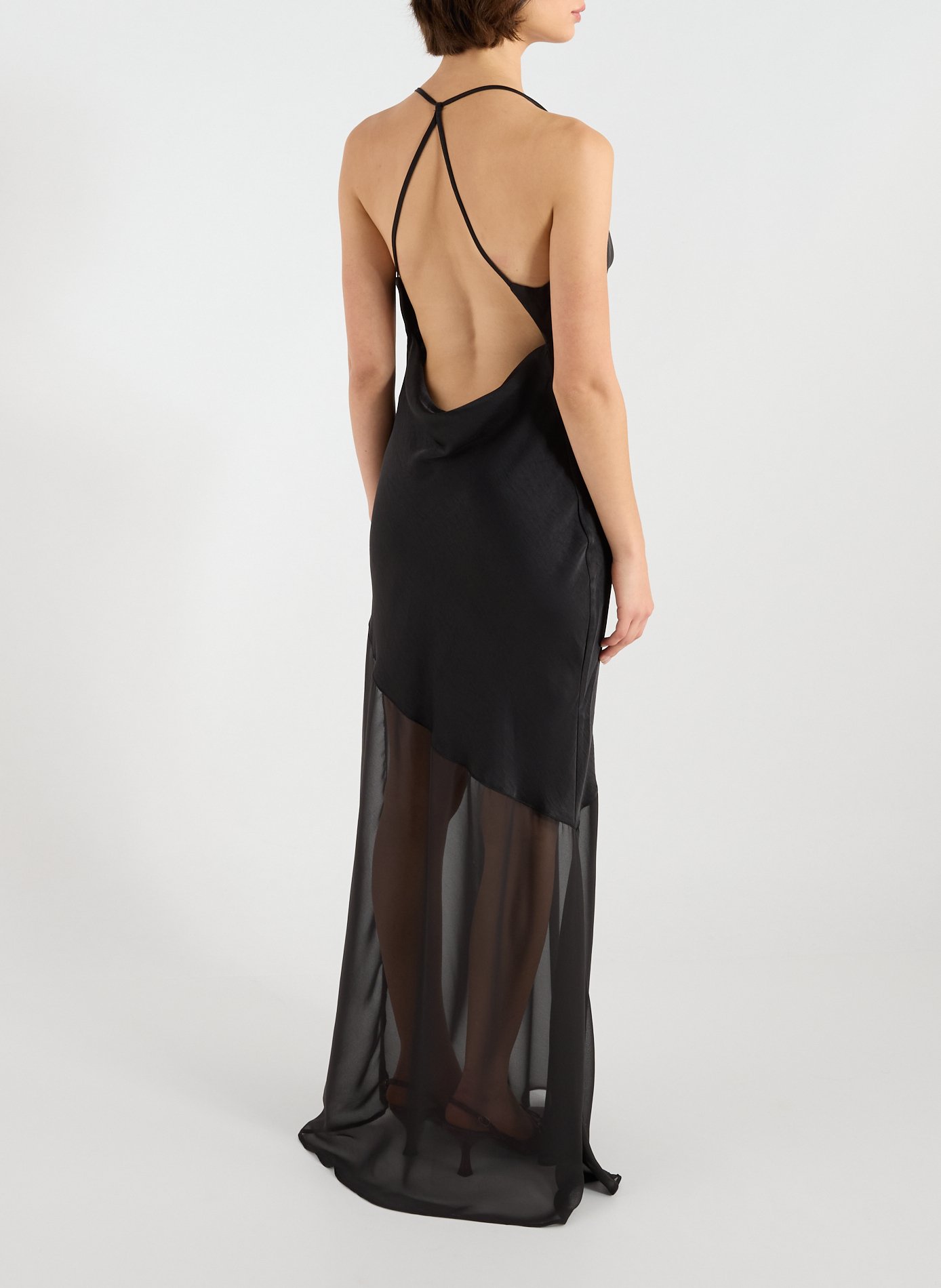 Flowy Maxi Dress TOPSHOP Black